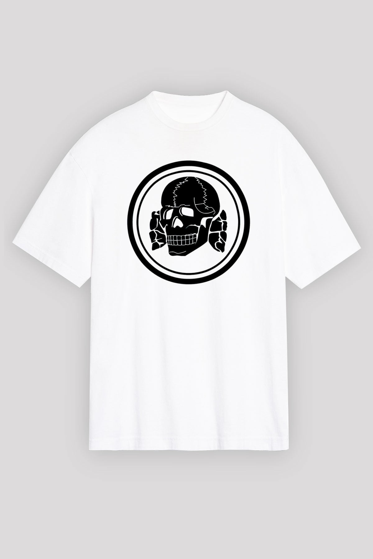 Death in June Beyaz Unisex Oversize Tişört T-Shirt