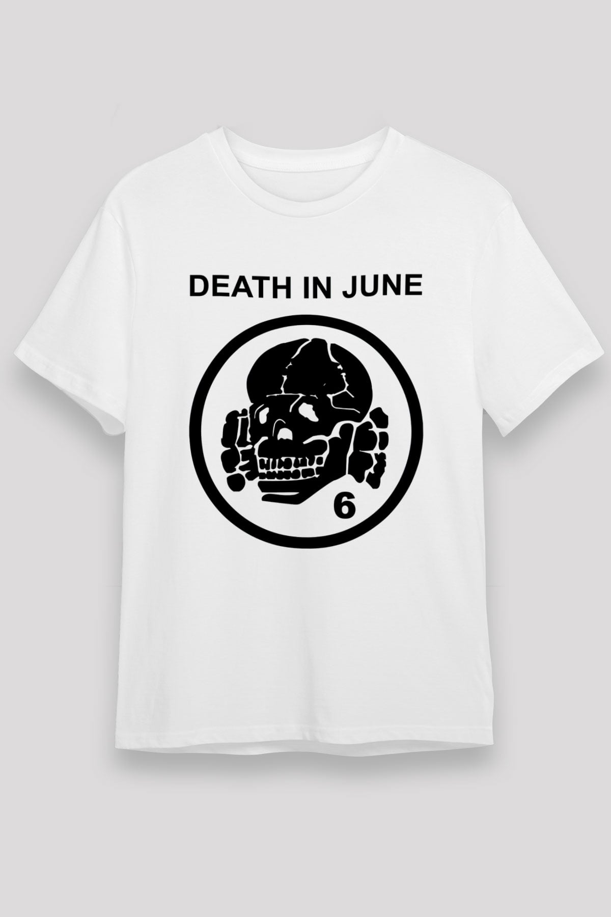 Death in June Beyaz Unisex Tişört T-Shirt - TişörtFabrikası