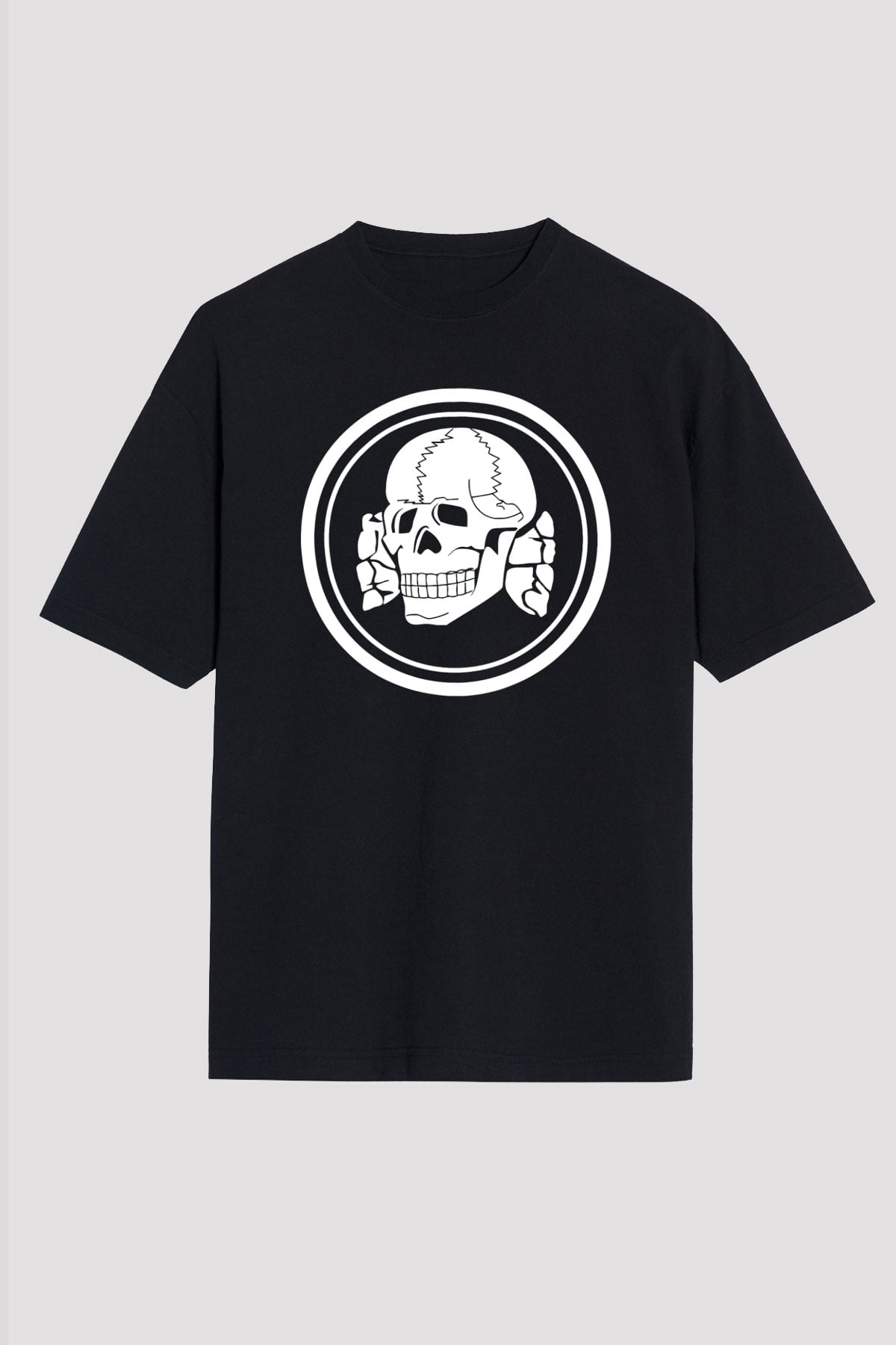Death in June Siyah Unisex Oversize Tişört T-Shirt