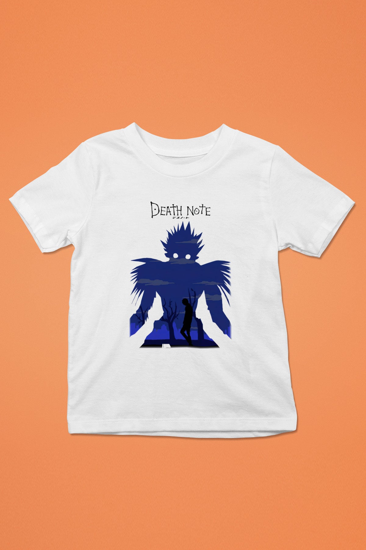 Death Note Baskılı Beyaz Unisex Çocuk Tişört