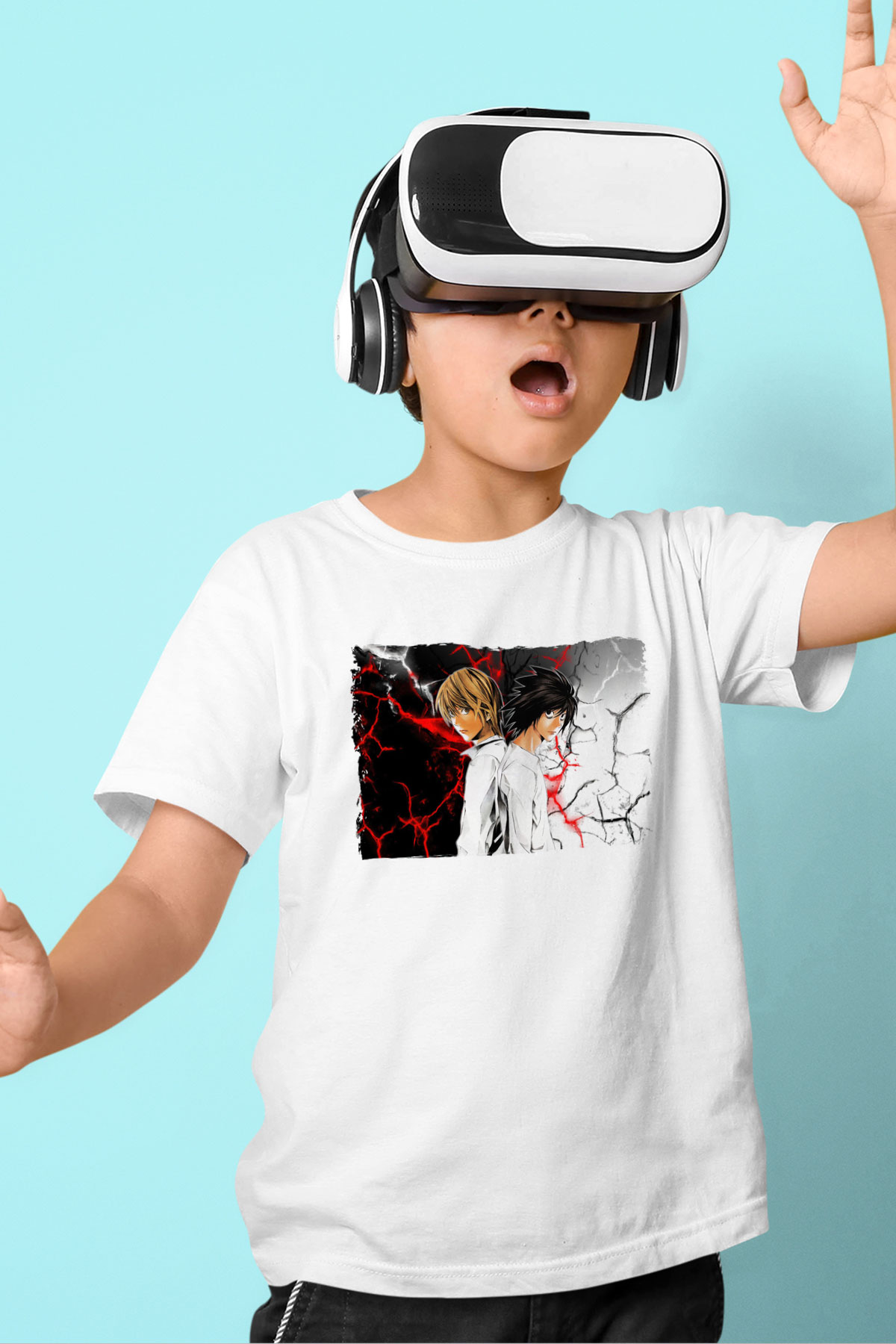 Death Note Beyaz Unisex Çocuk Tişört