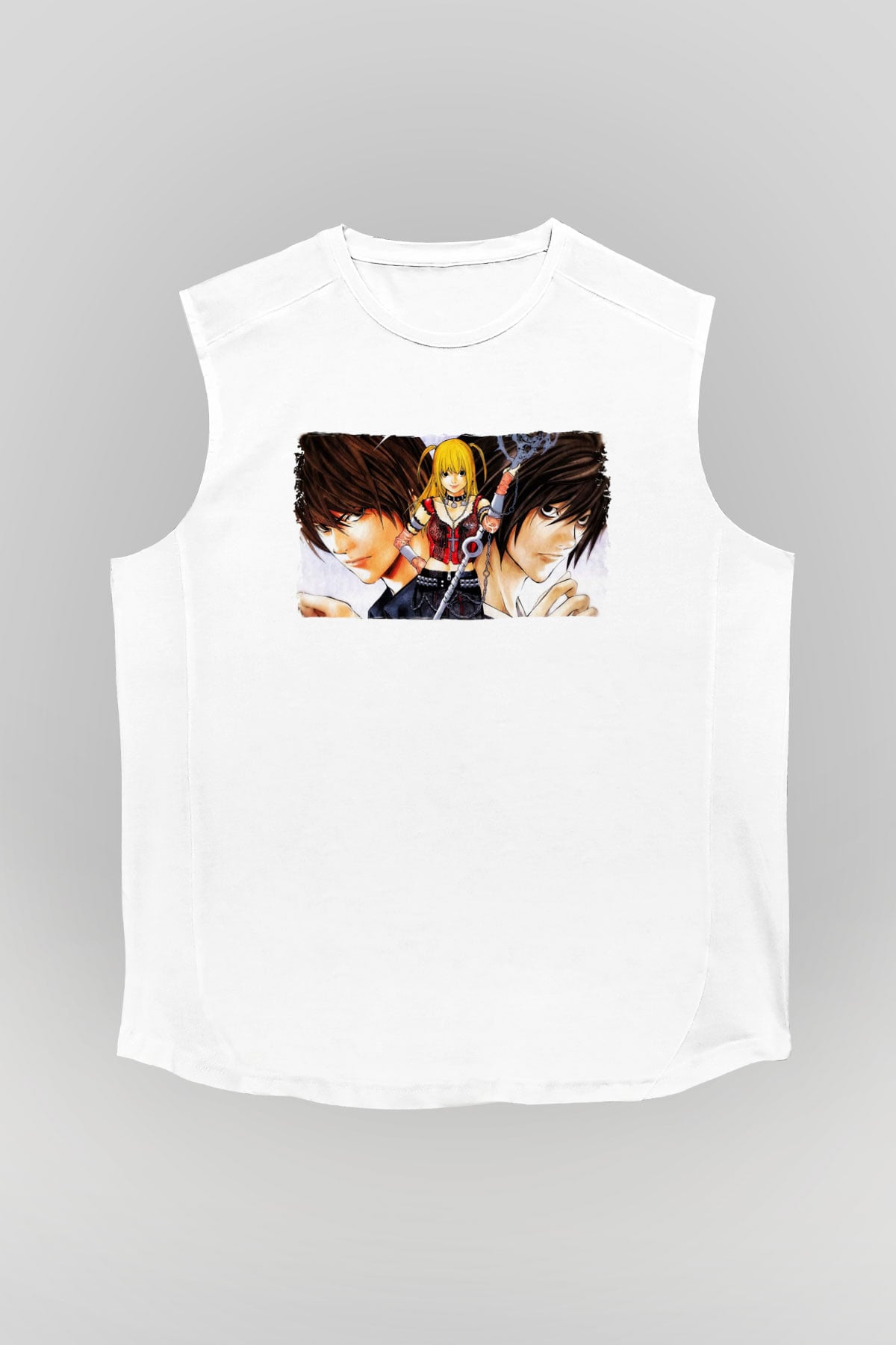 Death Note Beyaz Unisex Kolsuz Tişört