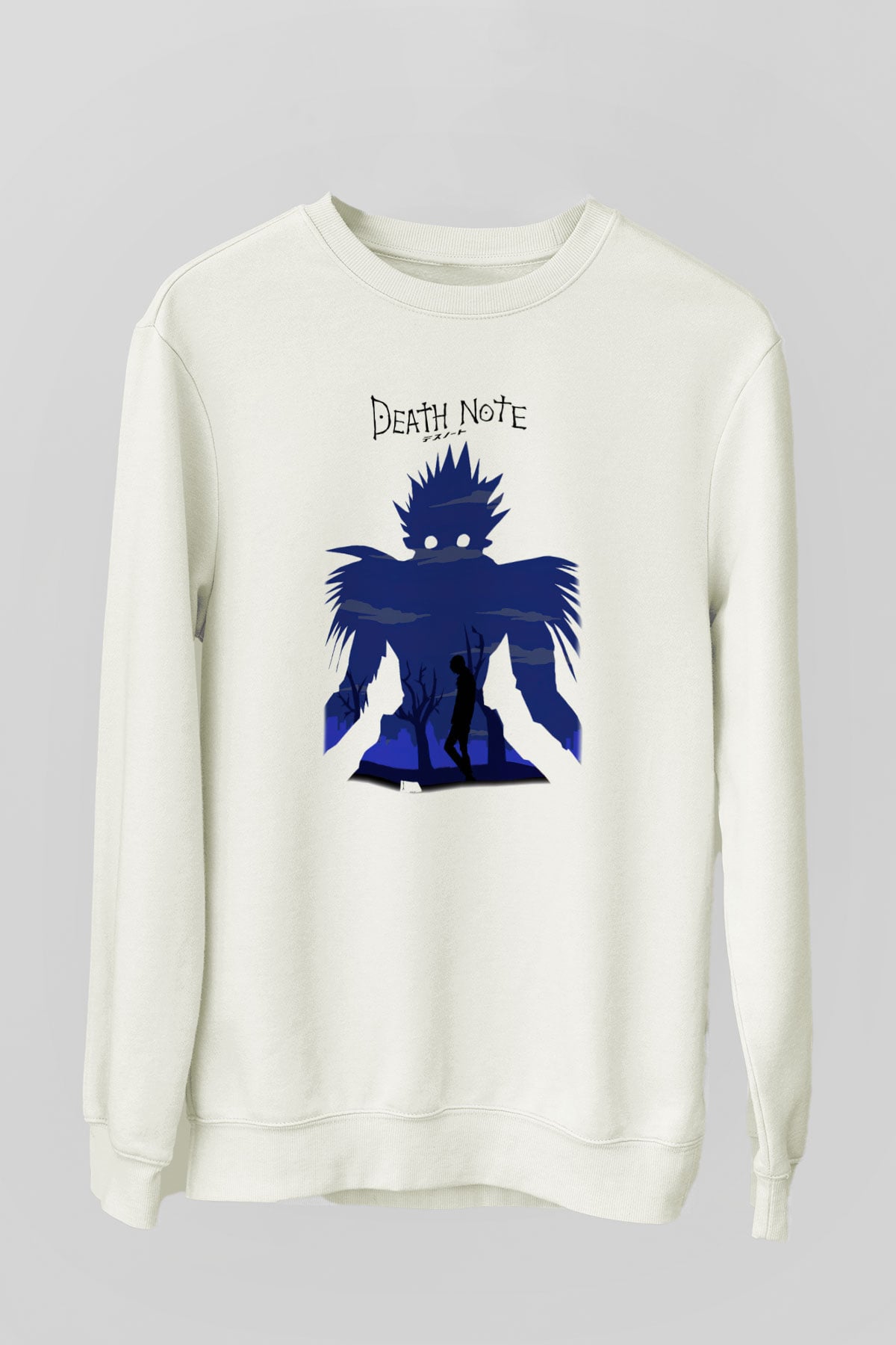 Death Note Beyaz Unisex Sweatshirt