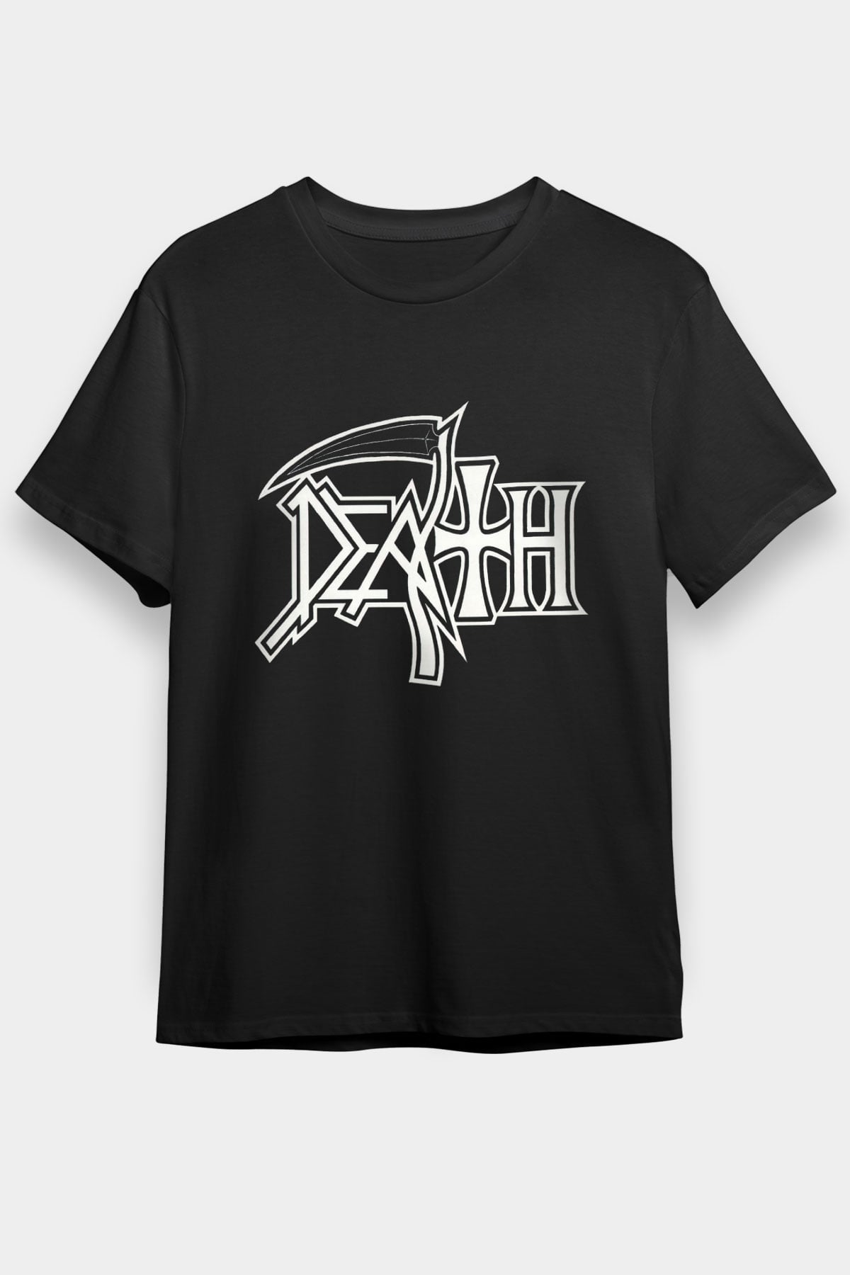 Death Siyah Unisex Tişört T-Shirt - TişörtFabrikası