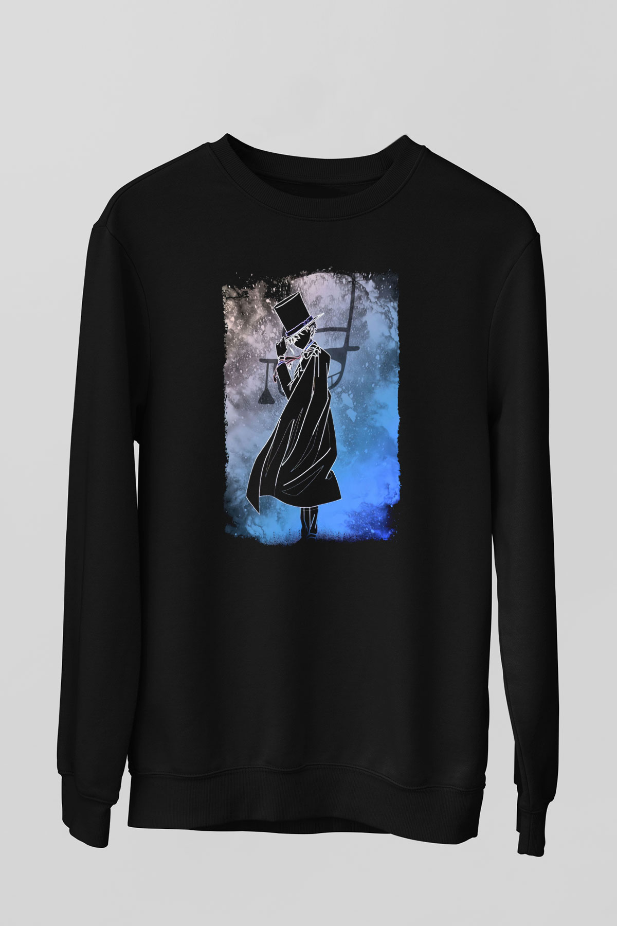 Dedektif Siyah Unisex Sweatshirt