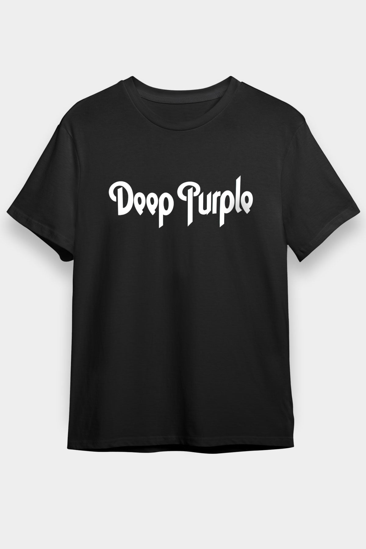 Deep Purple Siyah Unisex Tişört T-Shirt - TişörtFabrikası