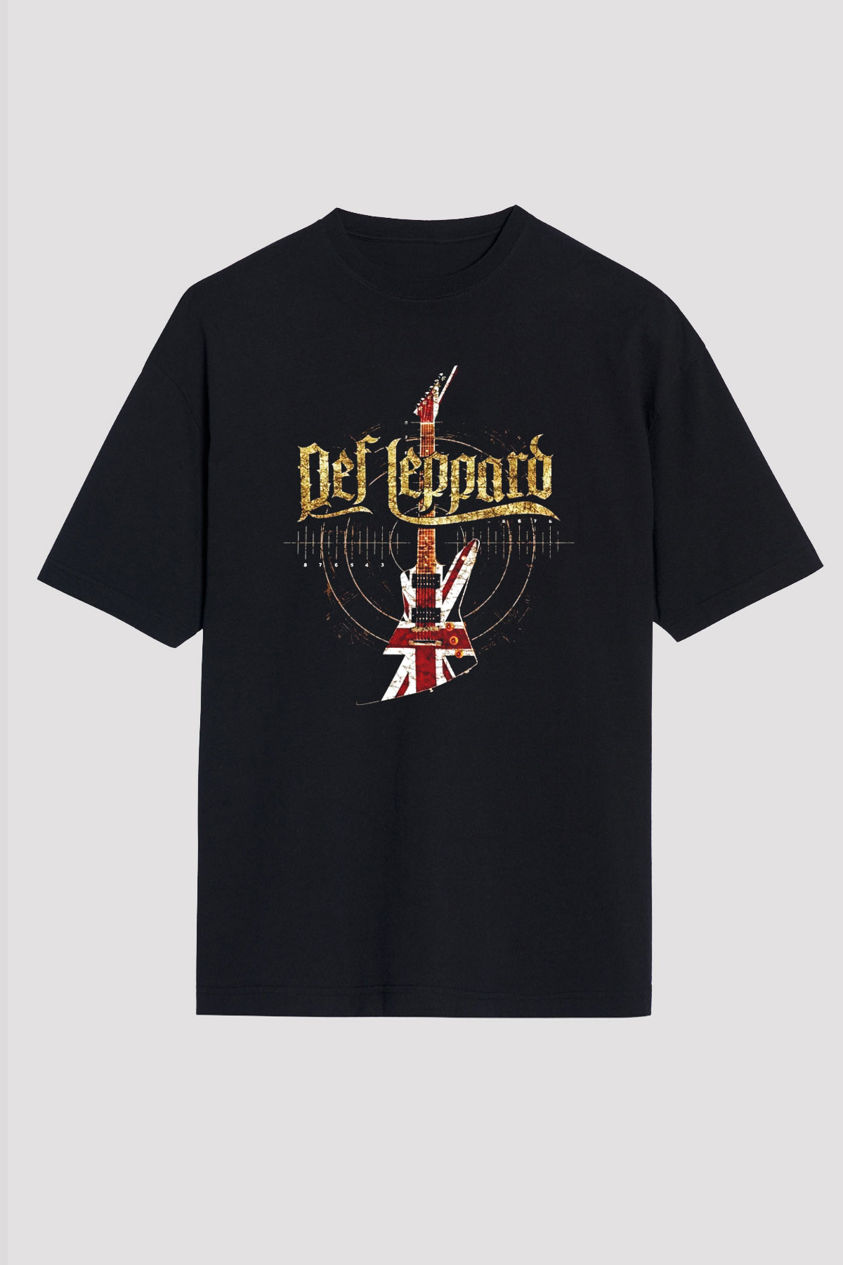 Def Leppard Siyah Unisex Oversize Tişört T-Shirt