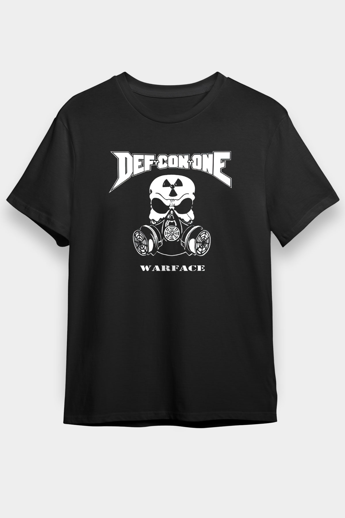 Def. Con. One Siyah Unisex Tişört T-Shirt - TişörtFabrikası