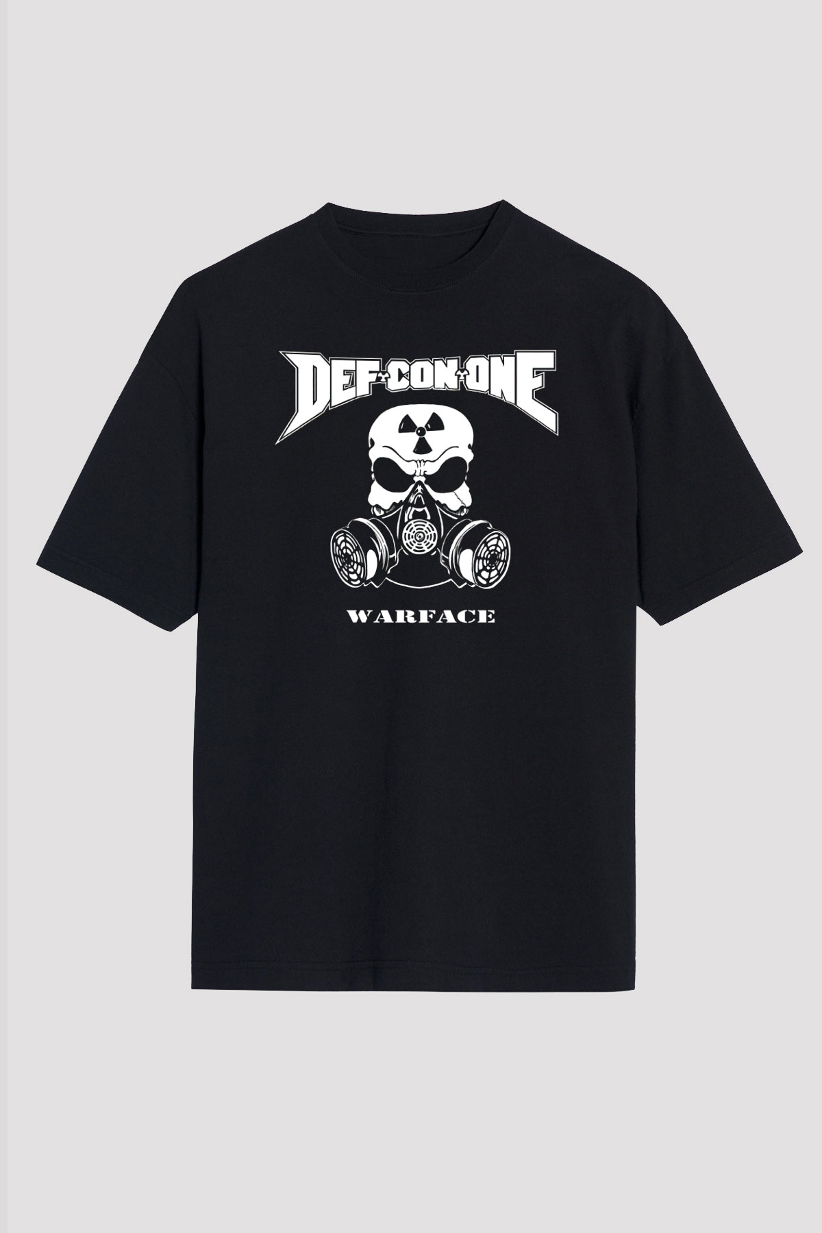 Def. Con. One Siyah Oversize Tişört Oversize T-shirt - TişörtFabrikası
