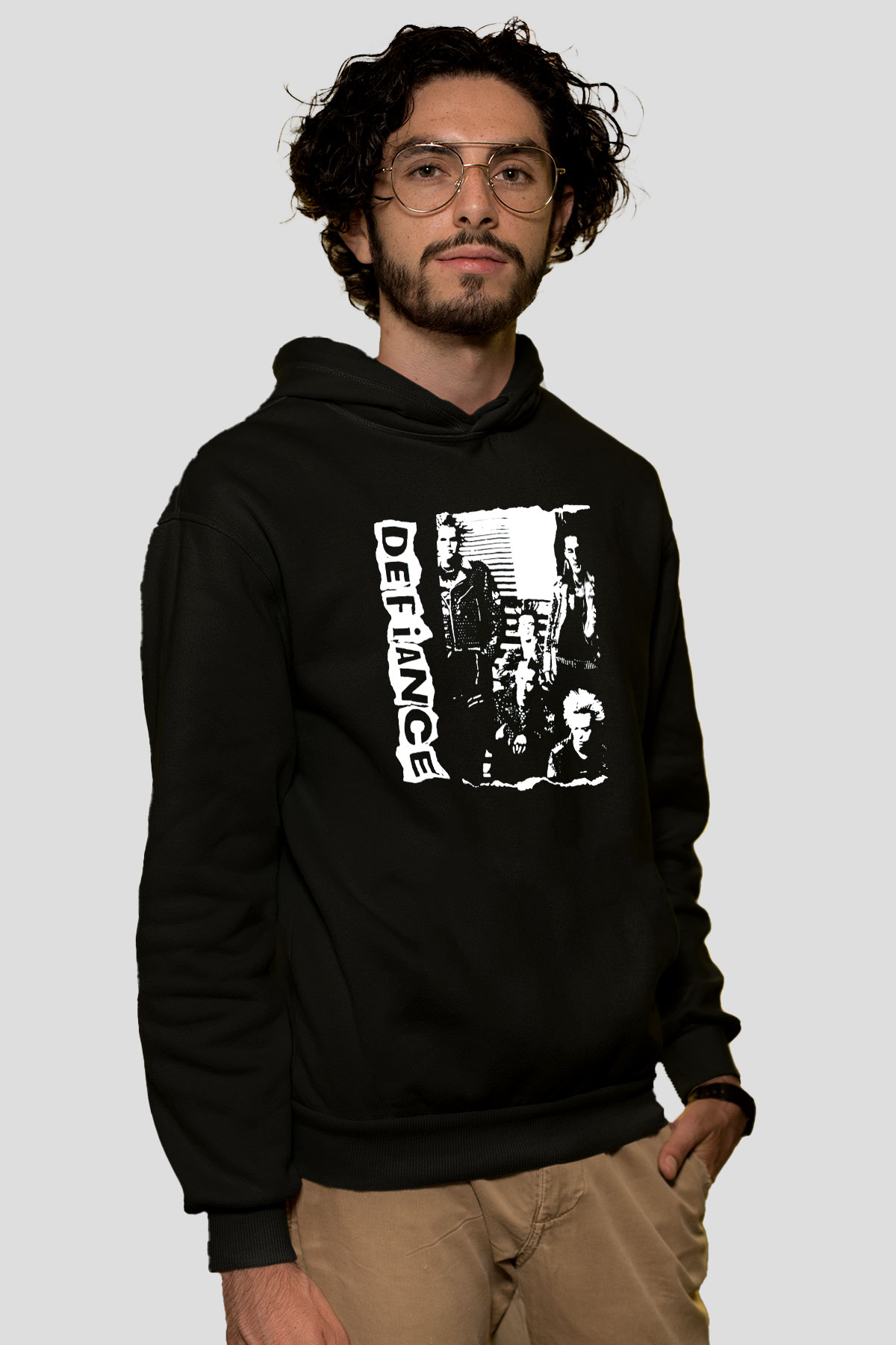 Defiance Siyah Unisex Hoodie