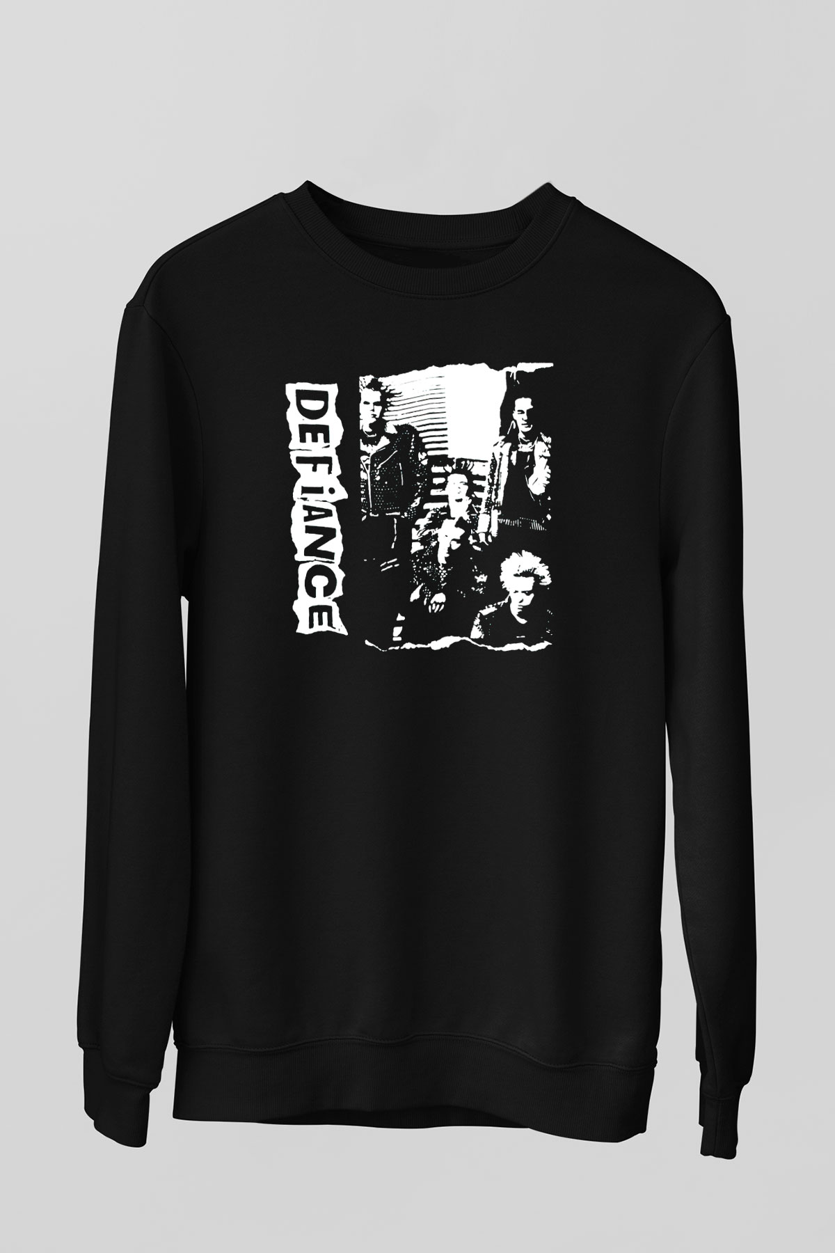 Defiance Siyah Unisex Sweatshirt