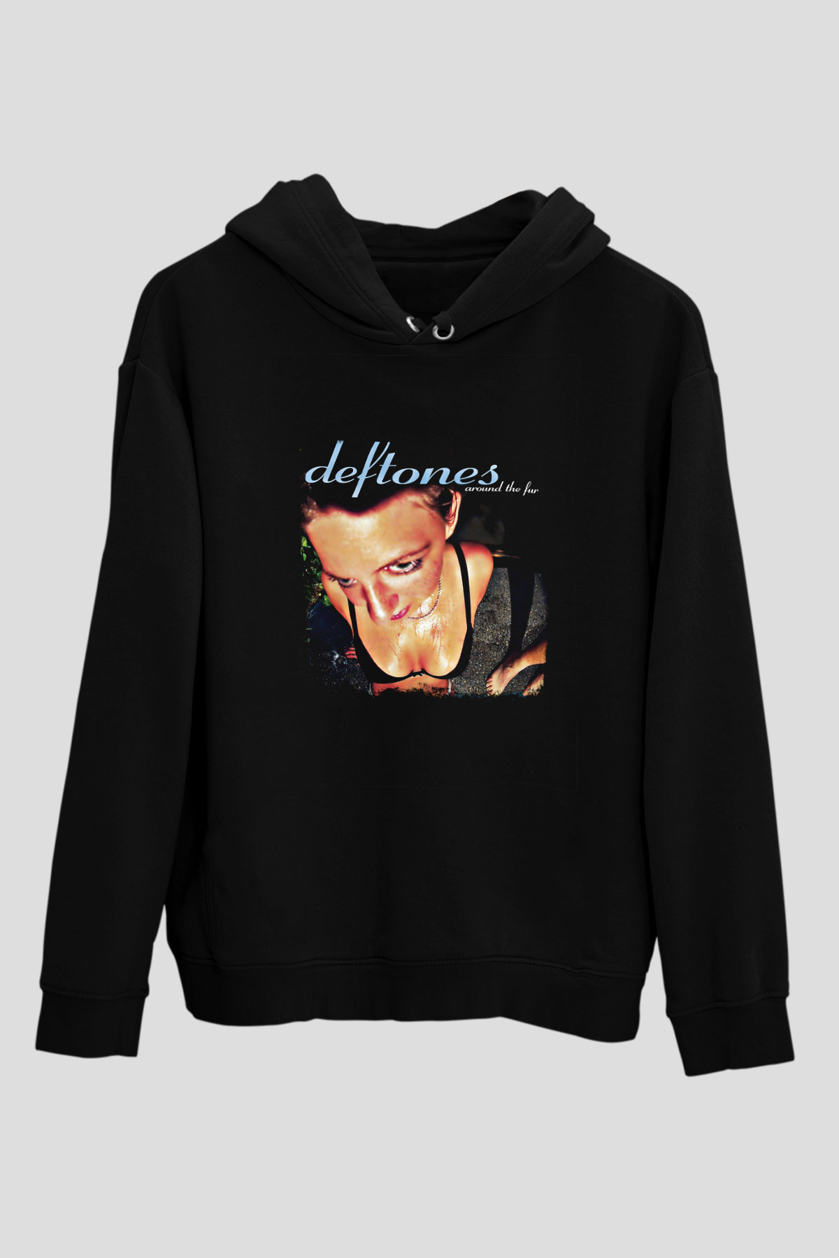 Deftones Baskılı Unisex Siyah Hoodie