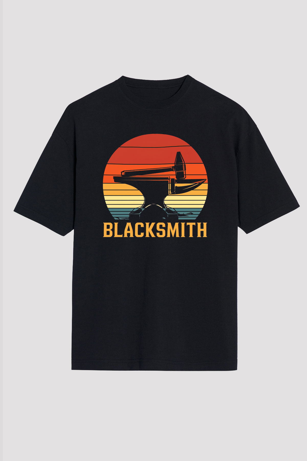 Demirci Siyah Oversize Tişört Oversize T-shirt - TişörtFabrikası