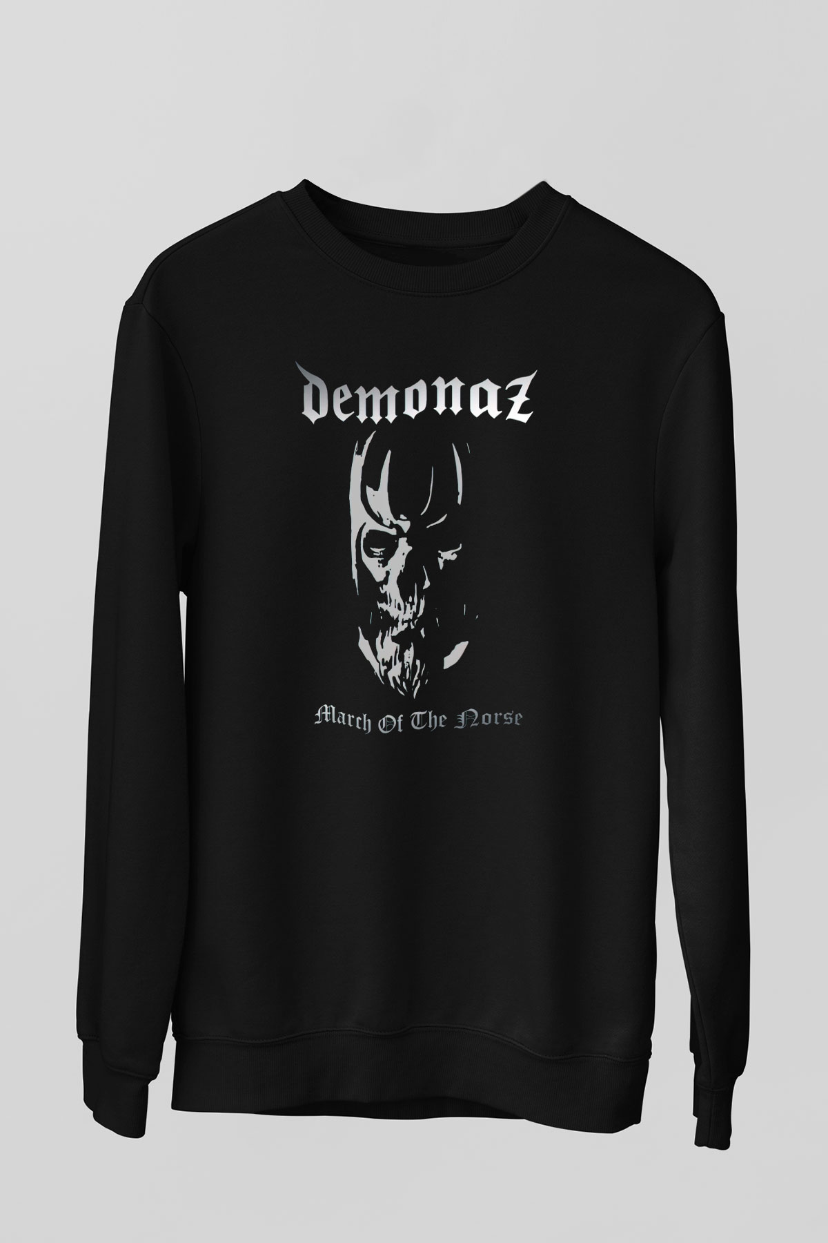 Demonaz Siyah Unisex Sweatshirt