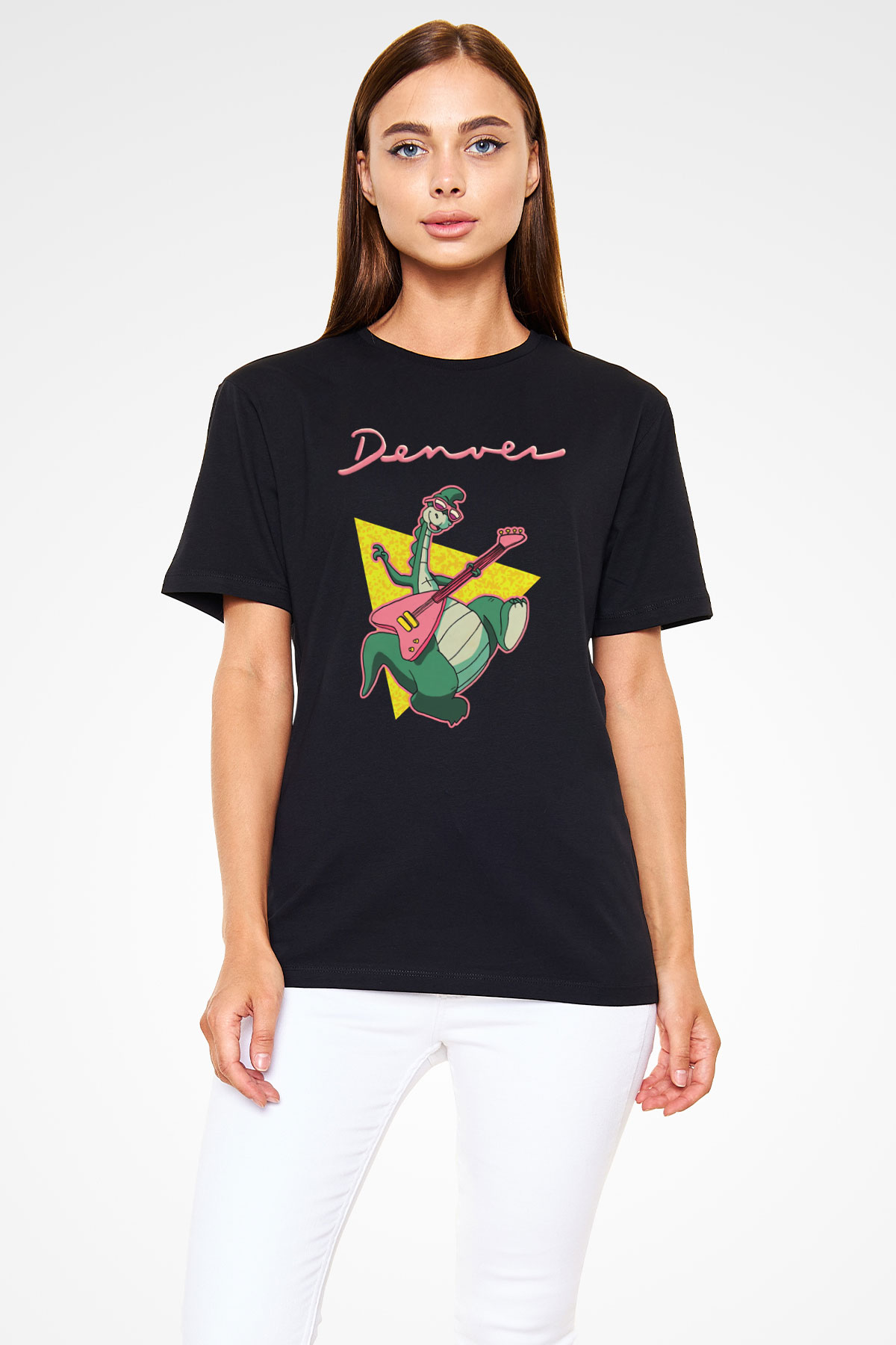 Denver, the Last Dinosaur Siyah Unisex Tişört