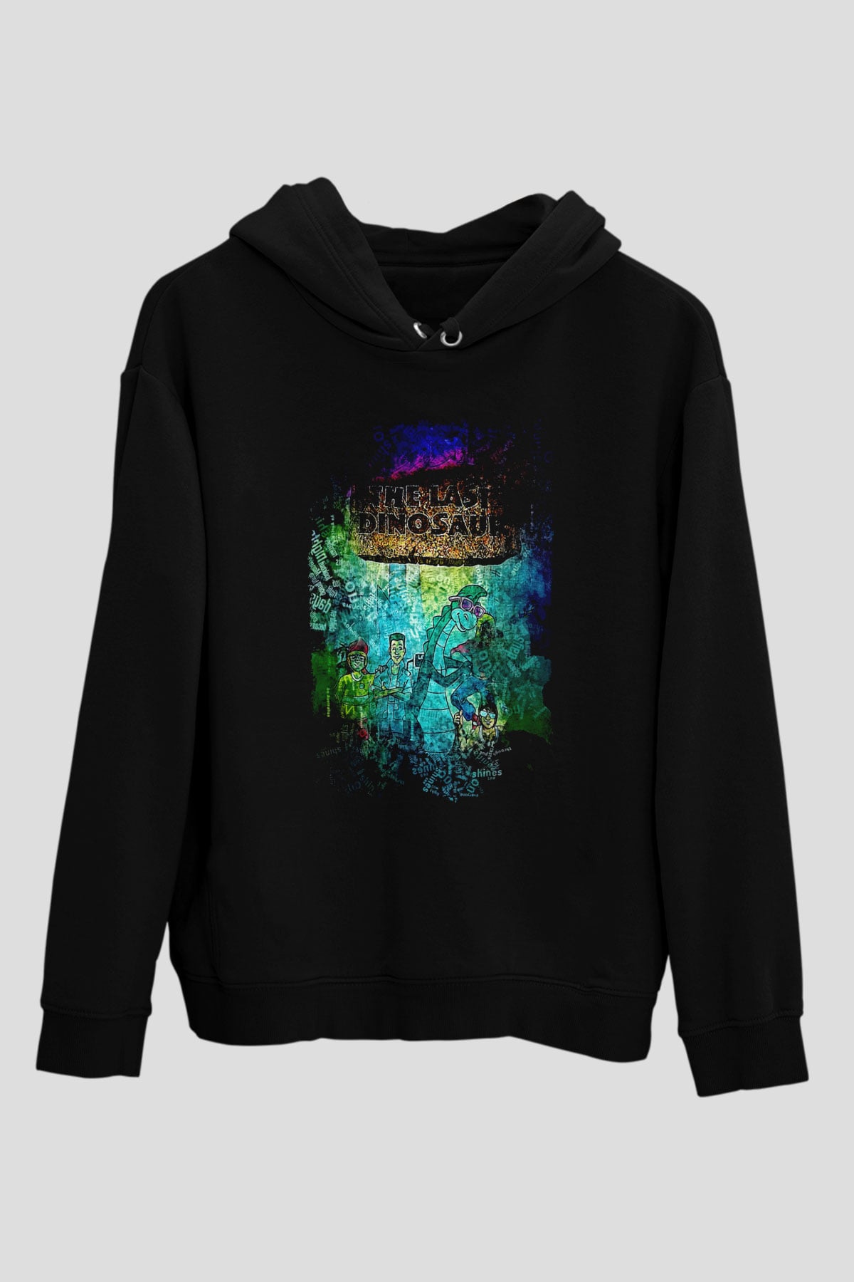Denver, the Last Dinosaur Siyah Unisex Hoodie