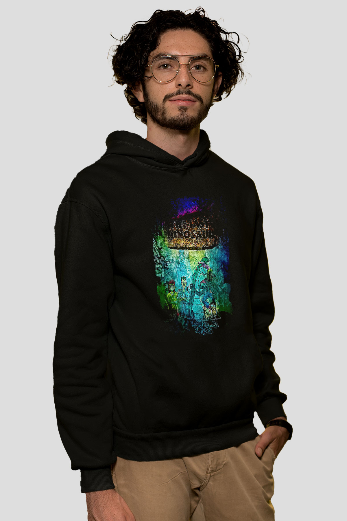 Denver, the Last Dinosaur Siyah Unisex Hoodie