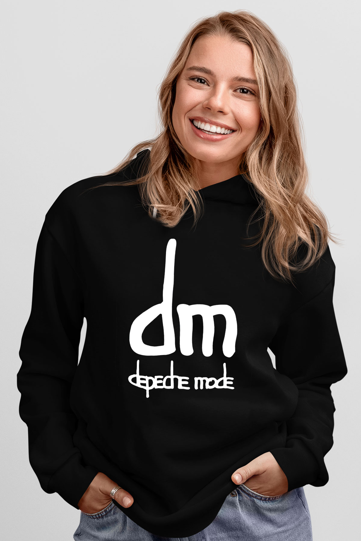 Depeche Mode Siyah Unisex Hoodie