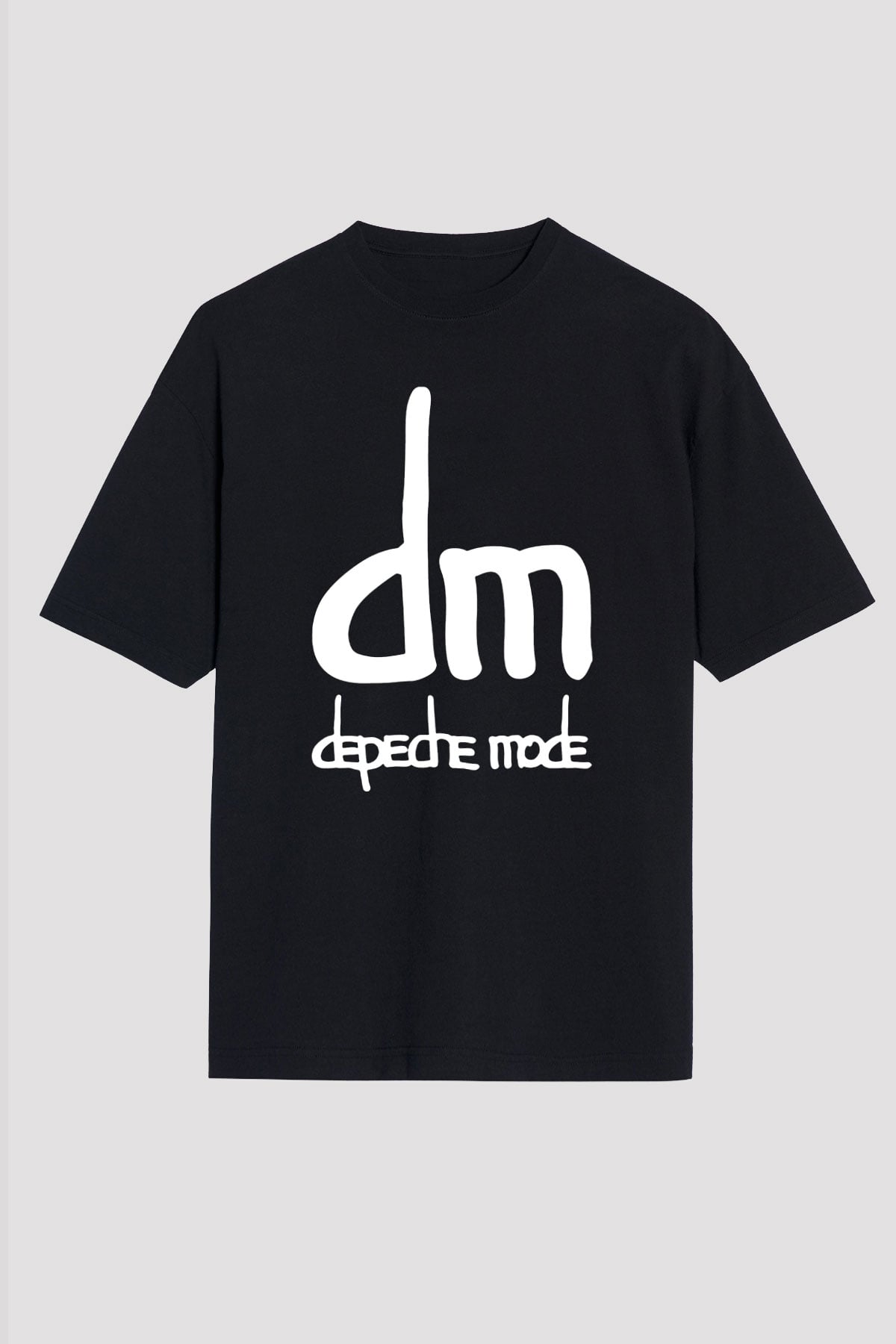 Depeche Mode Siyah Unisex Oversize Tişört T-Shirt