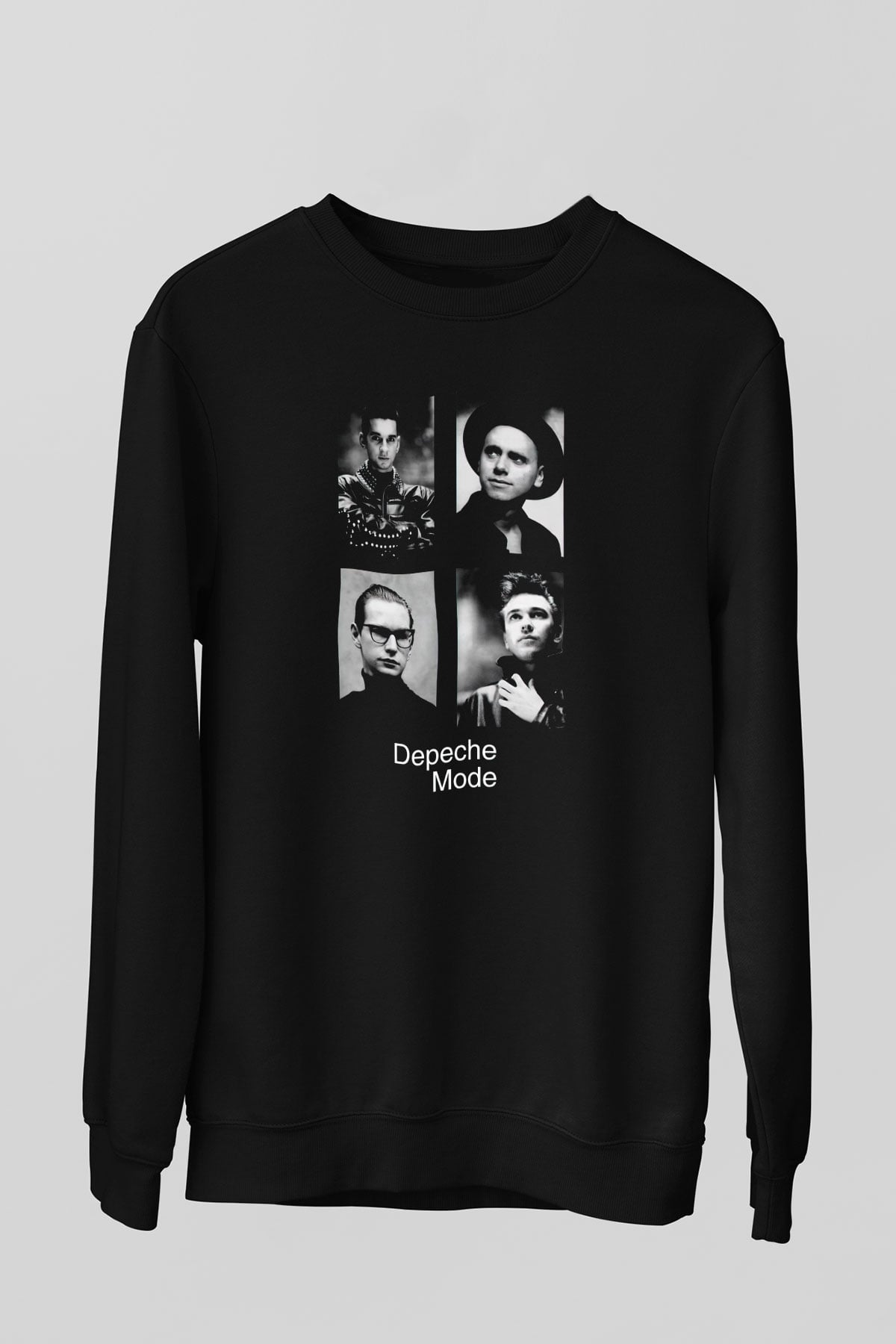 Depeche Mode Siyah Unisex Sweatshirt