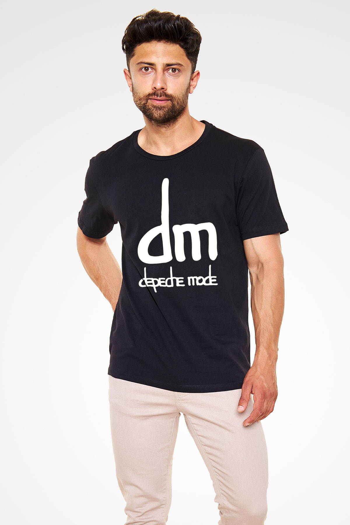 Depeche Mode Siyah Unisex Tişört T-Shirt - TişörtFabrikası