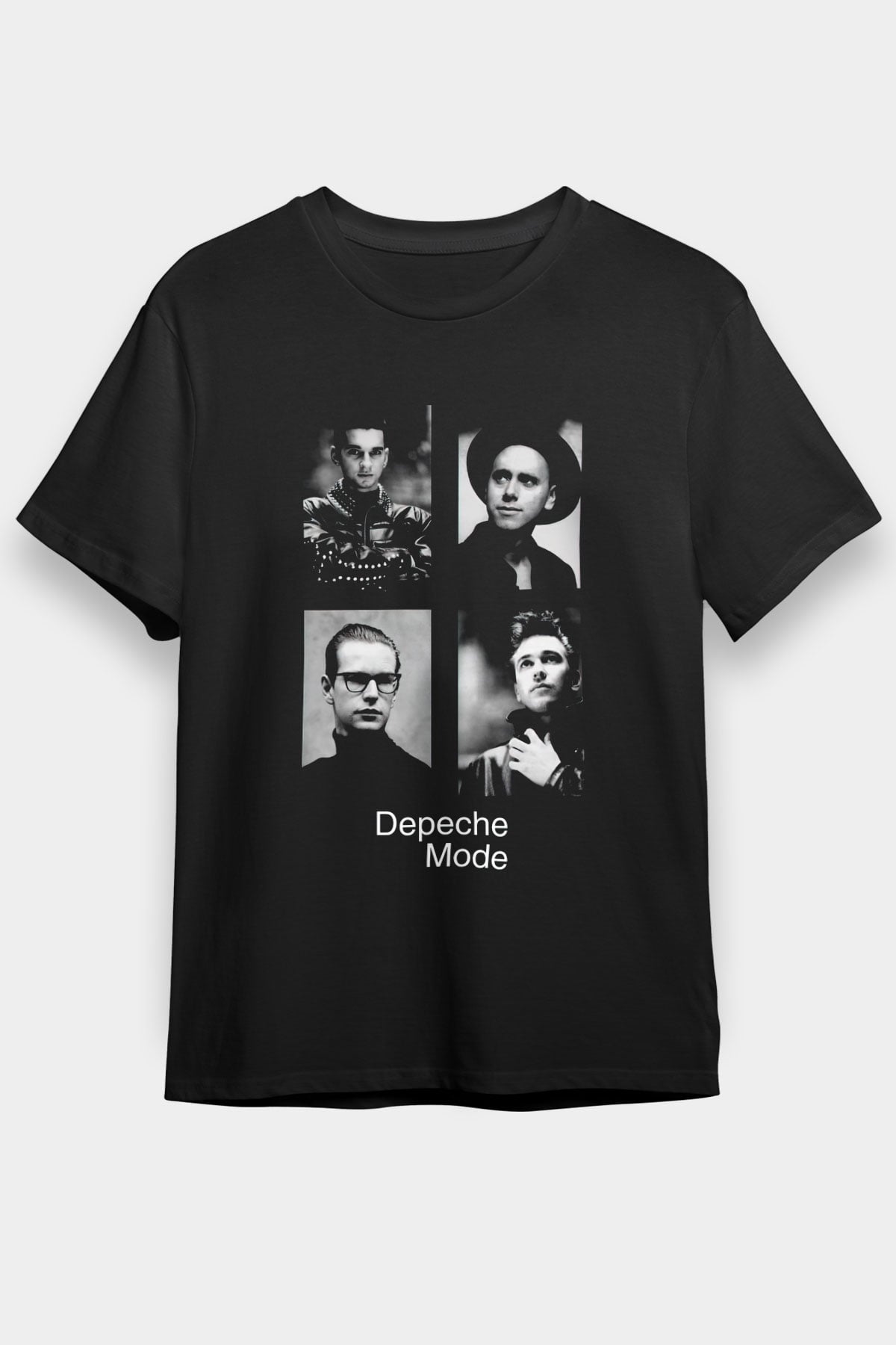 Depeche Mode Siyah Unisex Tişört T-Shirt - TişörtFabrikası