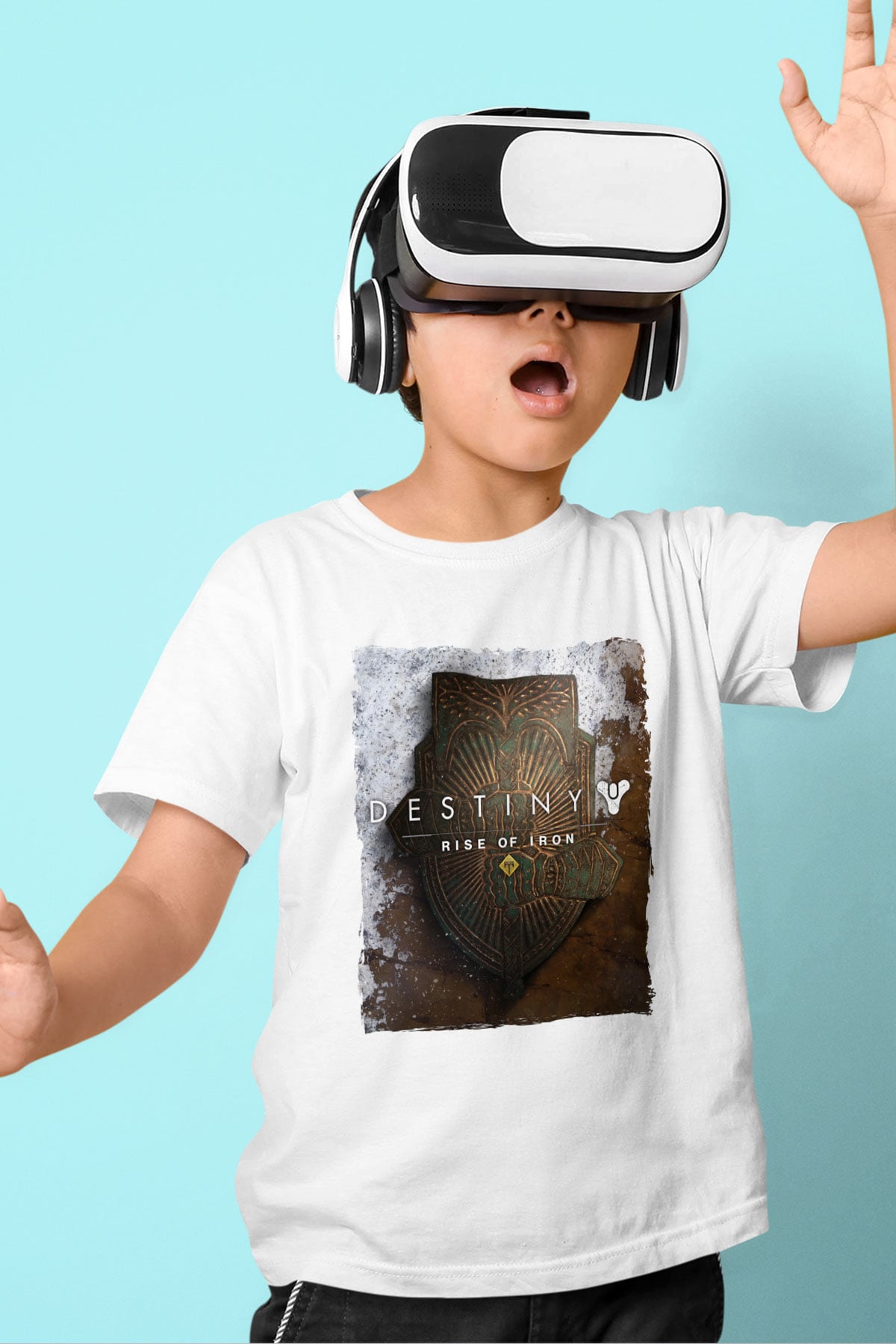 Destiny: Rise of Iron Beyaz Unisex Çocuk Tişört