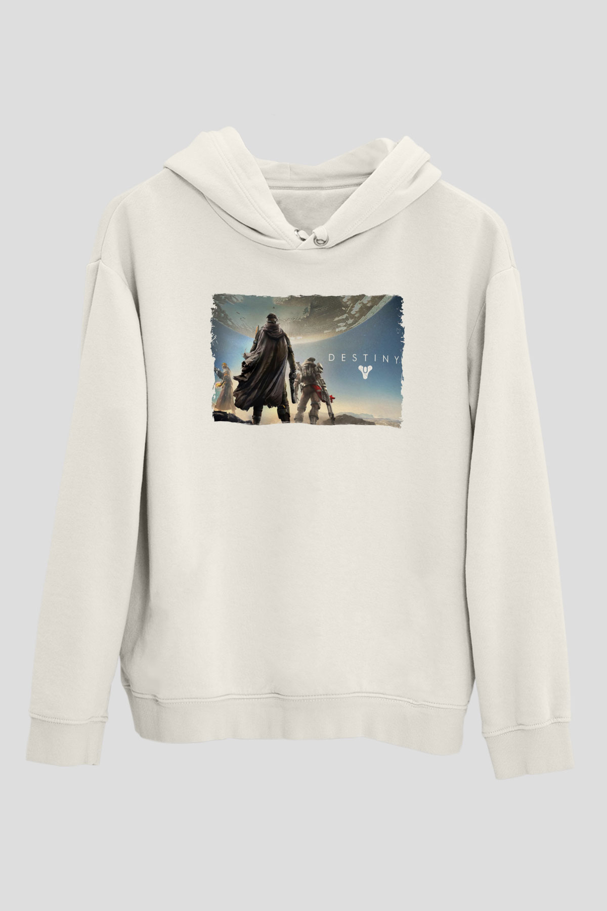 Destiny: Rise of Iron Beyaz Unisex Hoodie
