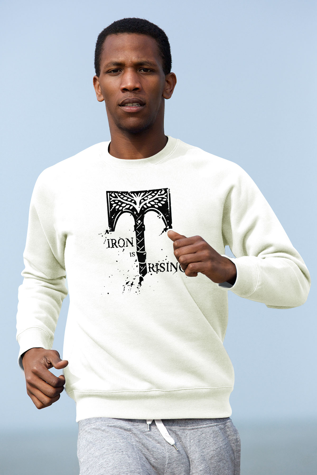 Destiny: Rise of Iron Beyaz Unisex Sweatshirt
