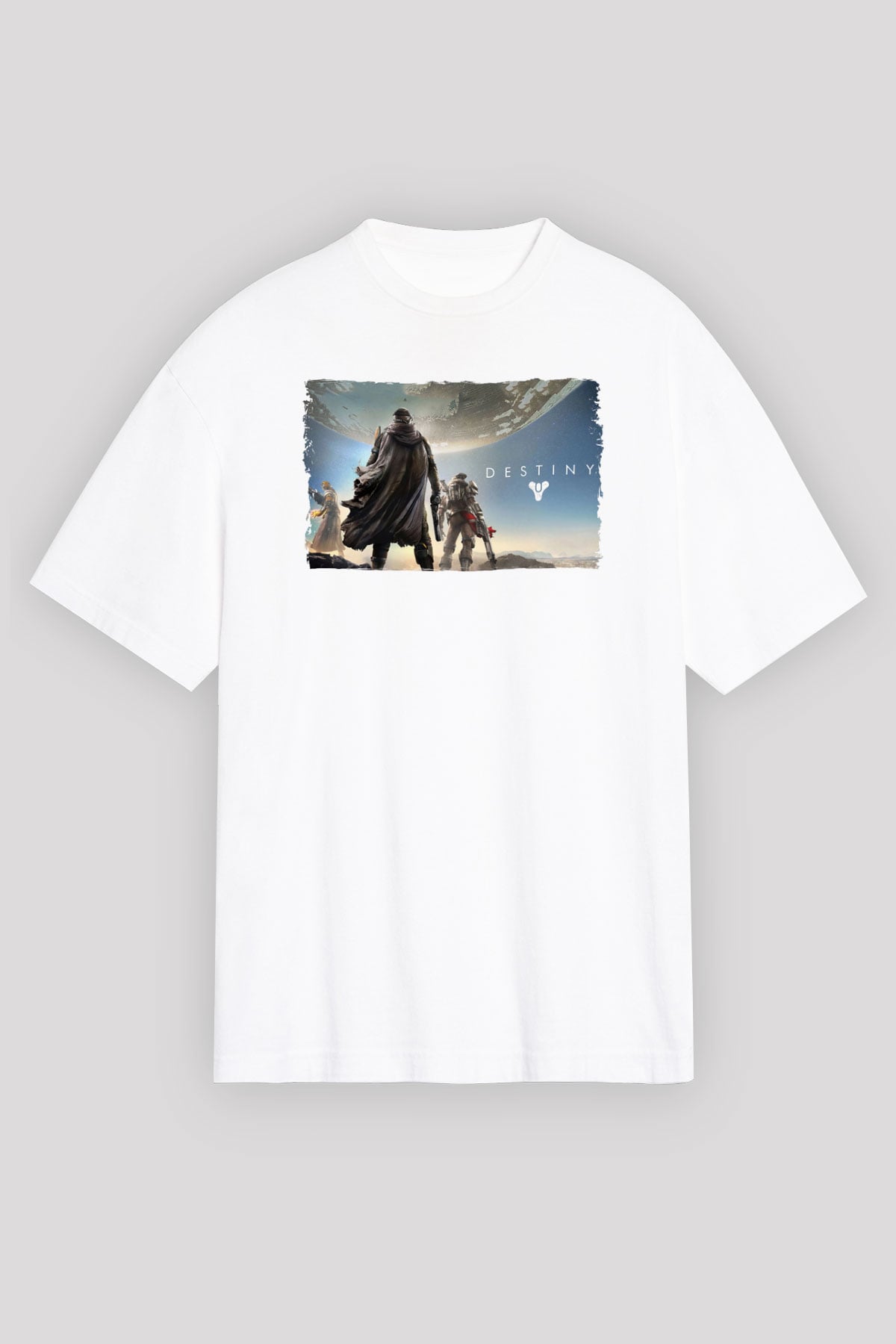 Destiny: Rise of Iron Beyaz Oversize Tişört Oversize T-shirt