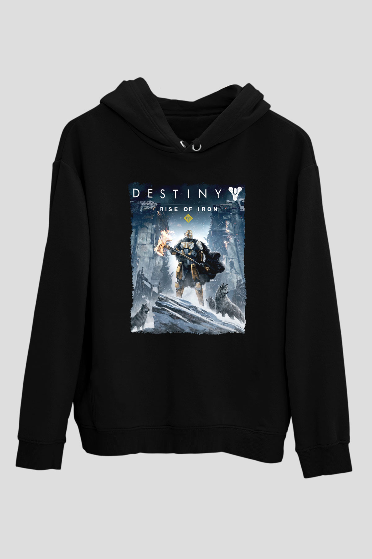 Destiny: Rise of Iron Siyah Unisex Hoodie