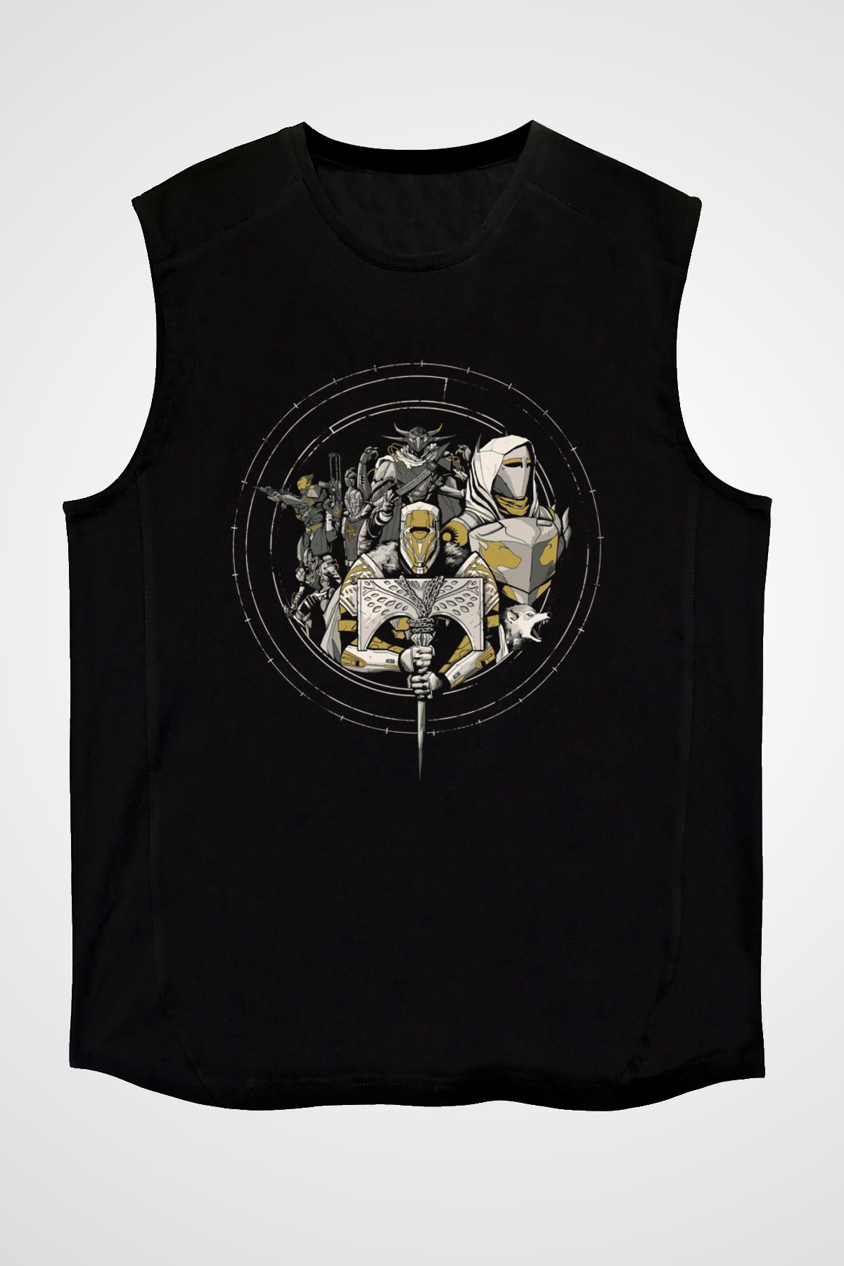 Destiny: Rise of Iron Siyah Unisex Kolsuz Tişört