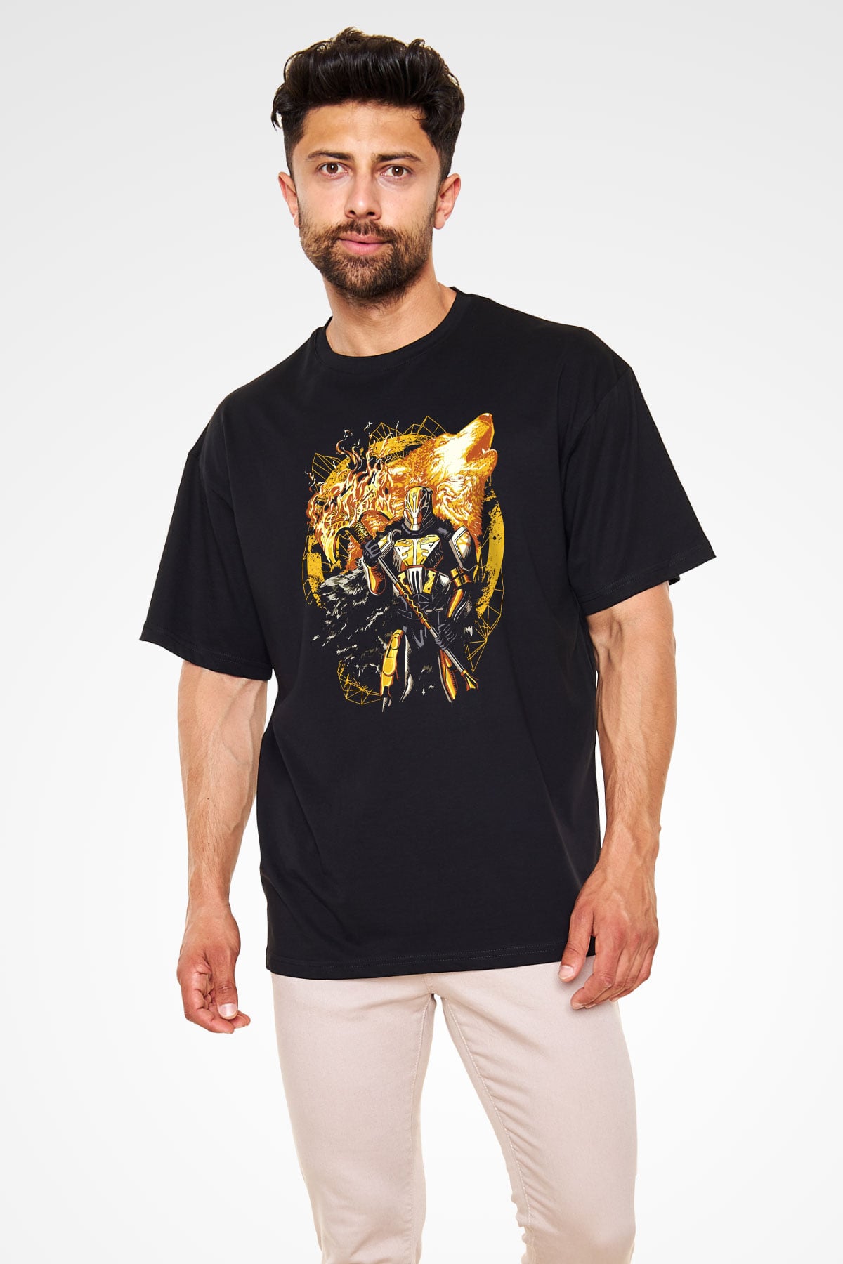 Destiny: Rise of Iron Siyah Unisex Oversize Tişört T-Shirt