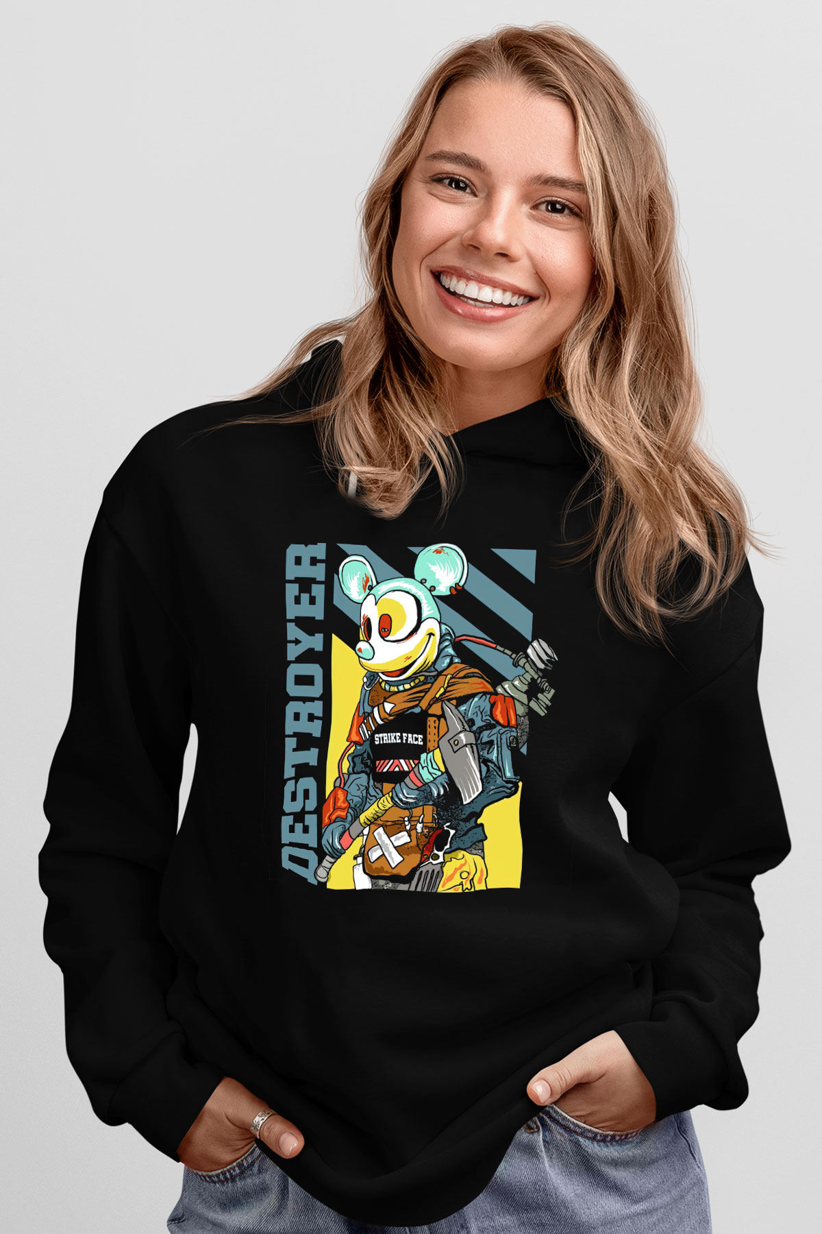 DestroyerSiyah  Unisex Hoodie