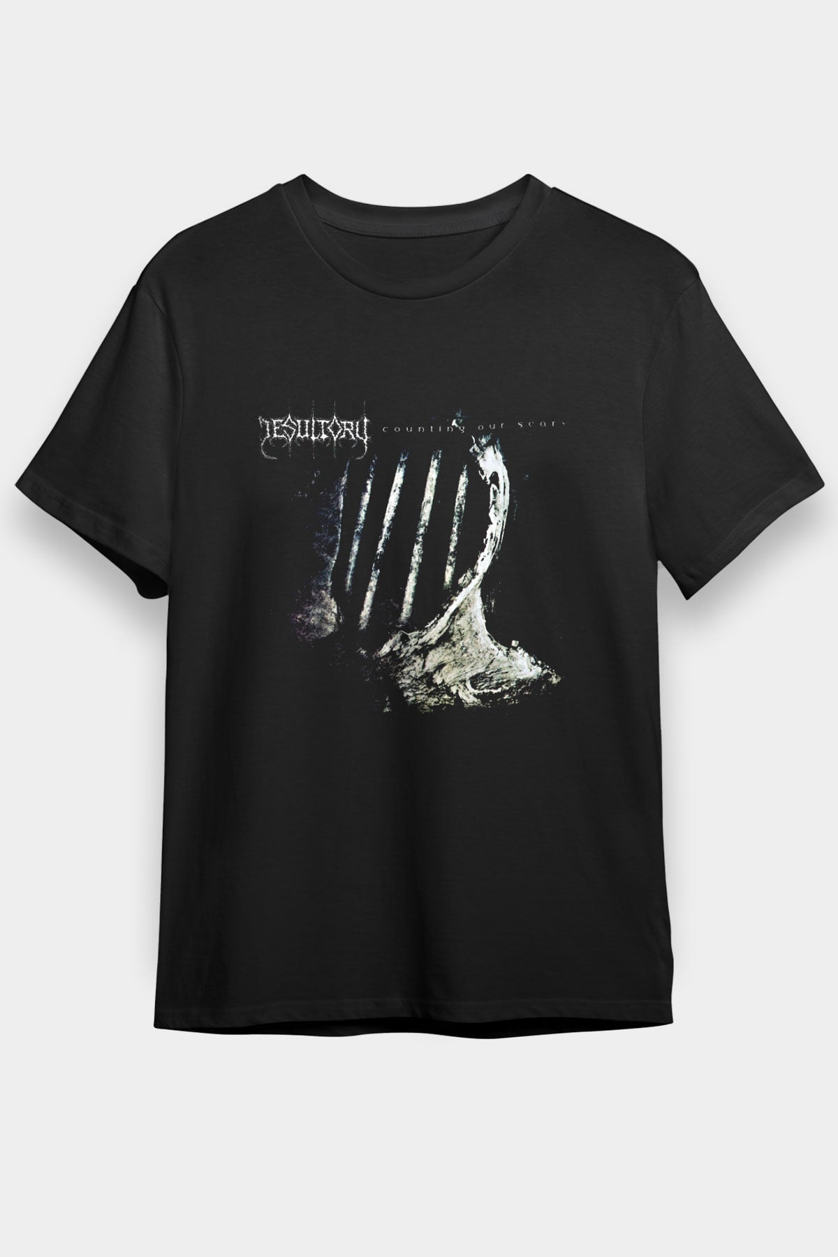 Desultory Baskılı Unisex Siyah Tişört