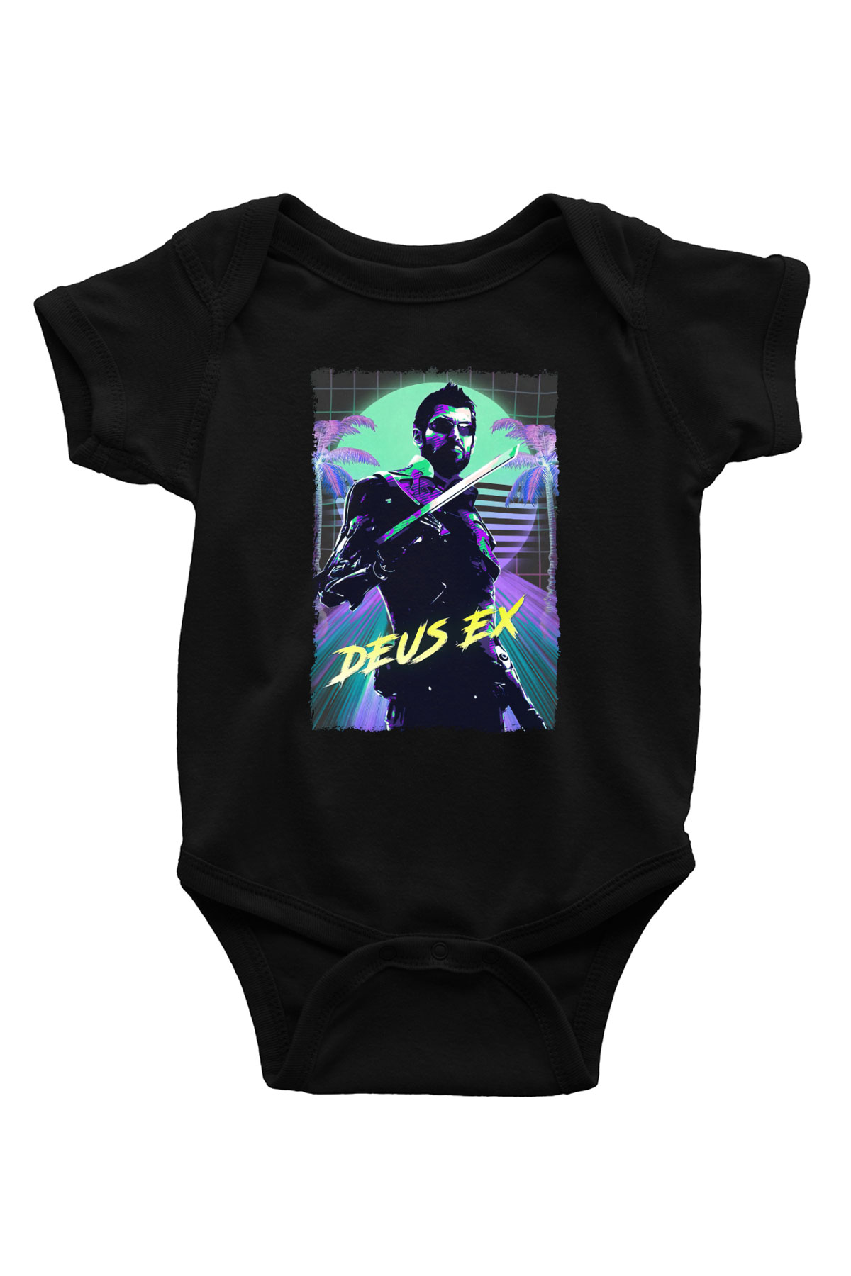 Deus Ex Siyah Bebek Body - Zıbın