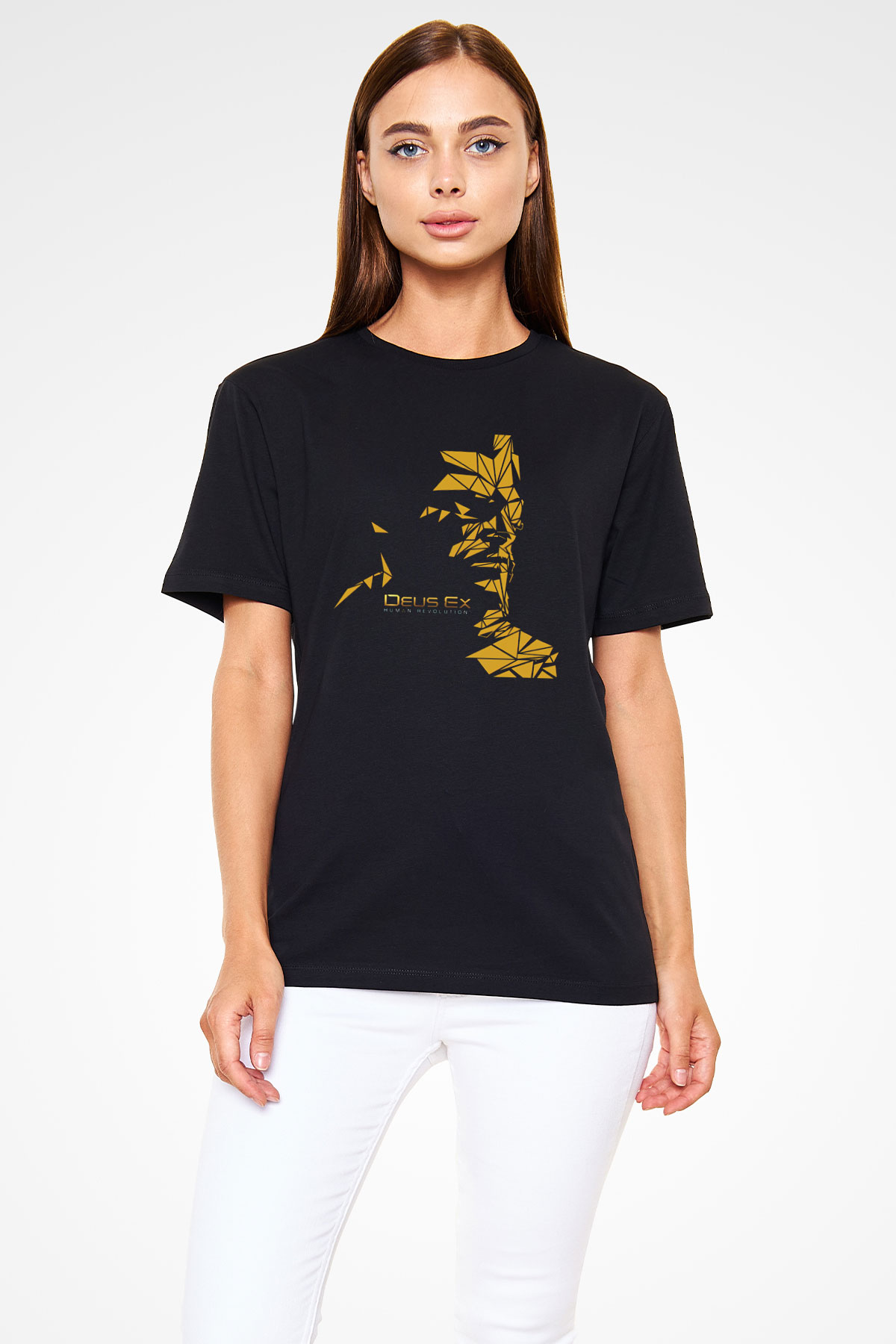 Deus Ex Siyah Unisex Tişört T-Shirt