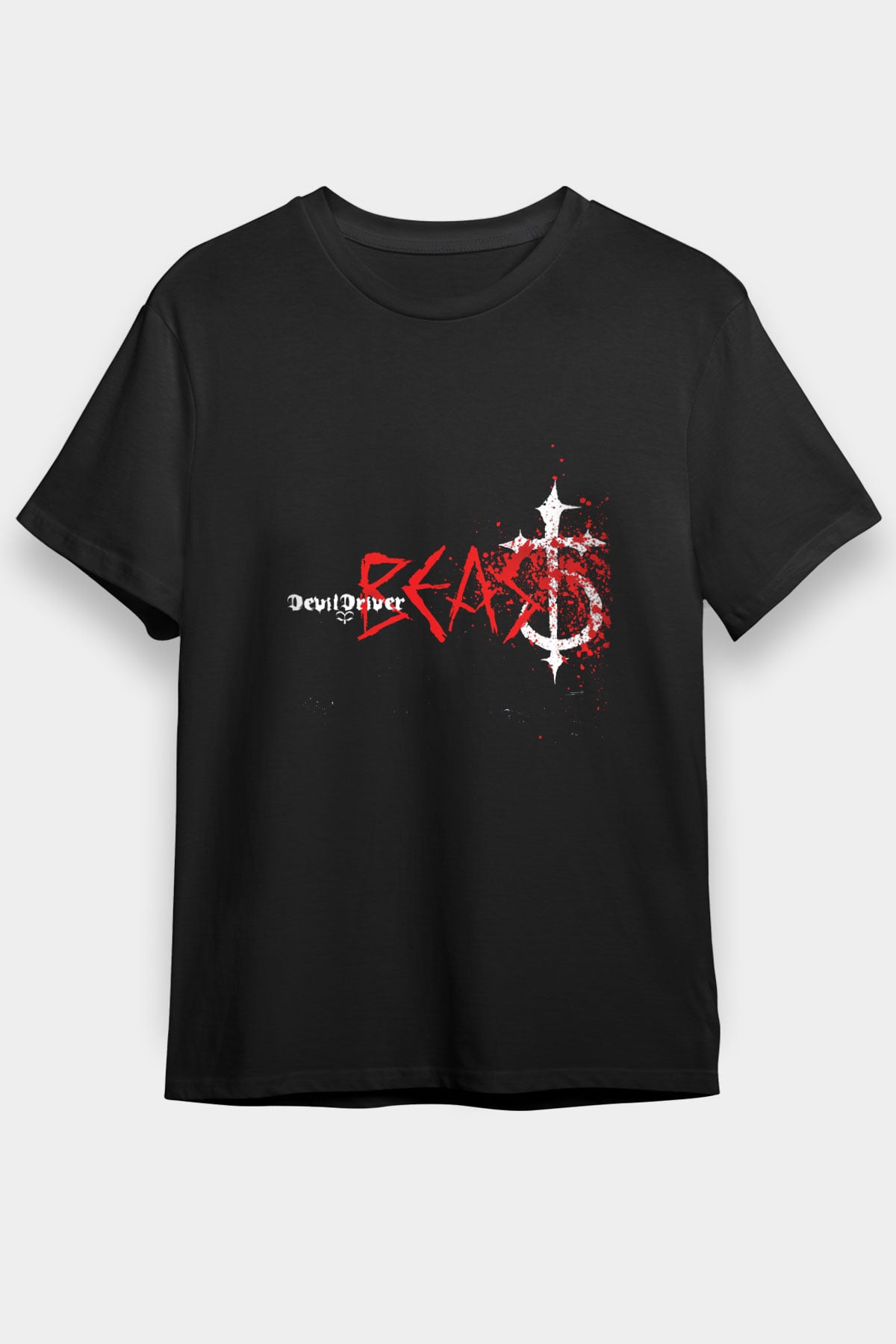Devil Driver Baskılı Unisex Siyah Tişört