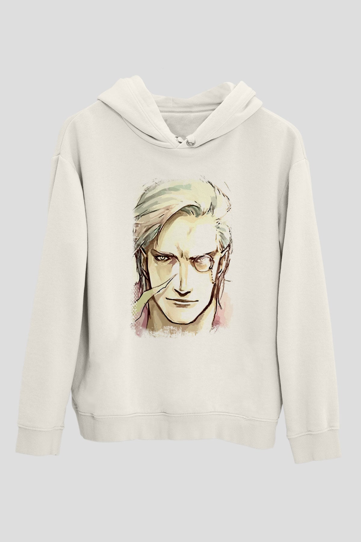 Devil May Cry Beyaz Unisex Kapşonlu Sweatshirt