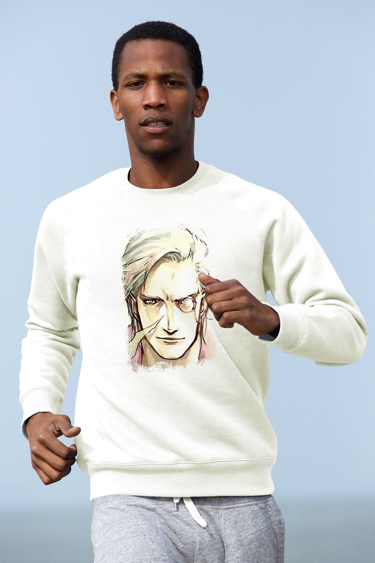 Devil May Cry Beyaz Unisex Sweatshirt