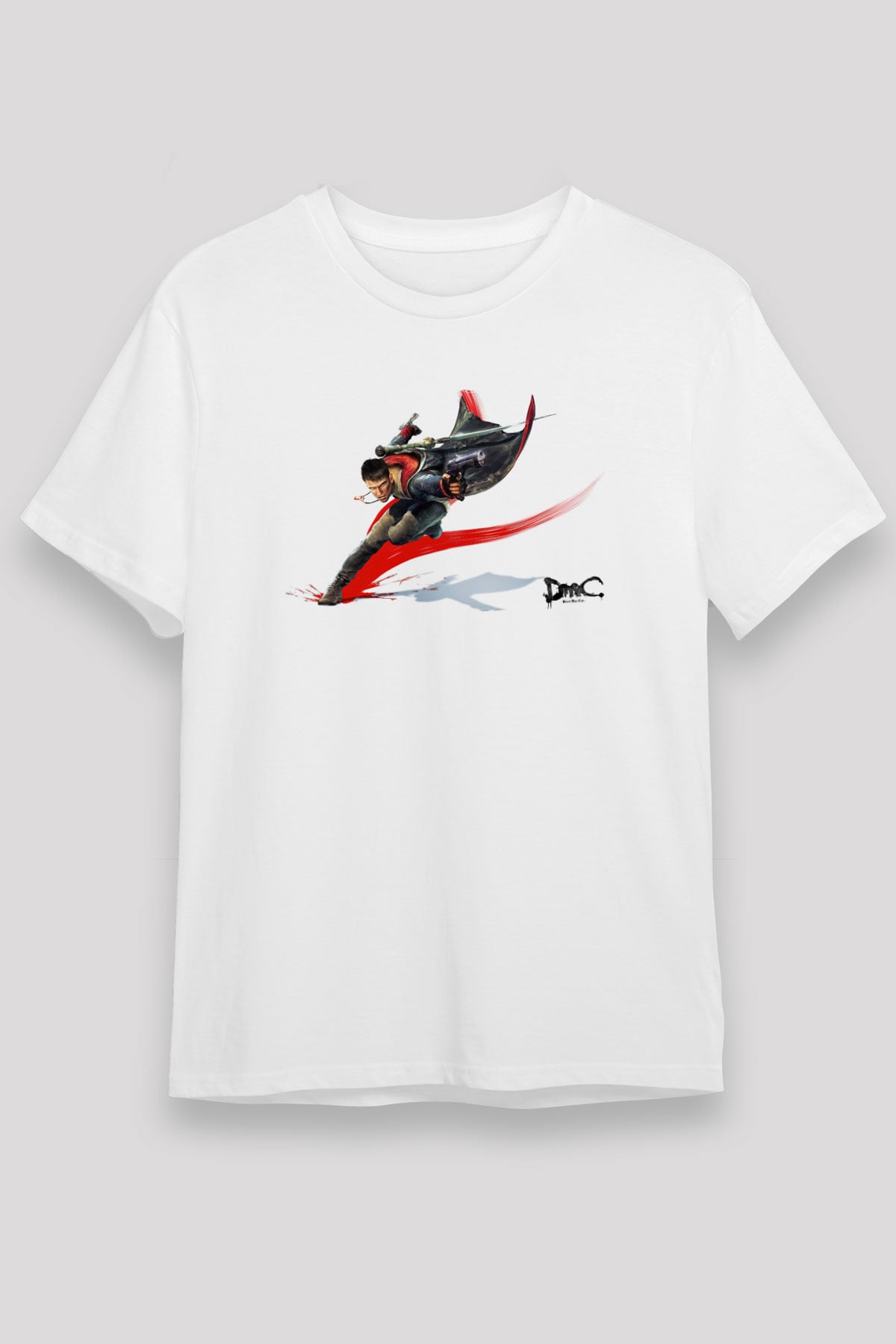 Devil May Cry Beyaz Unisex Tişört T-Shirt