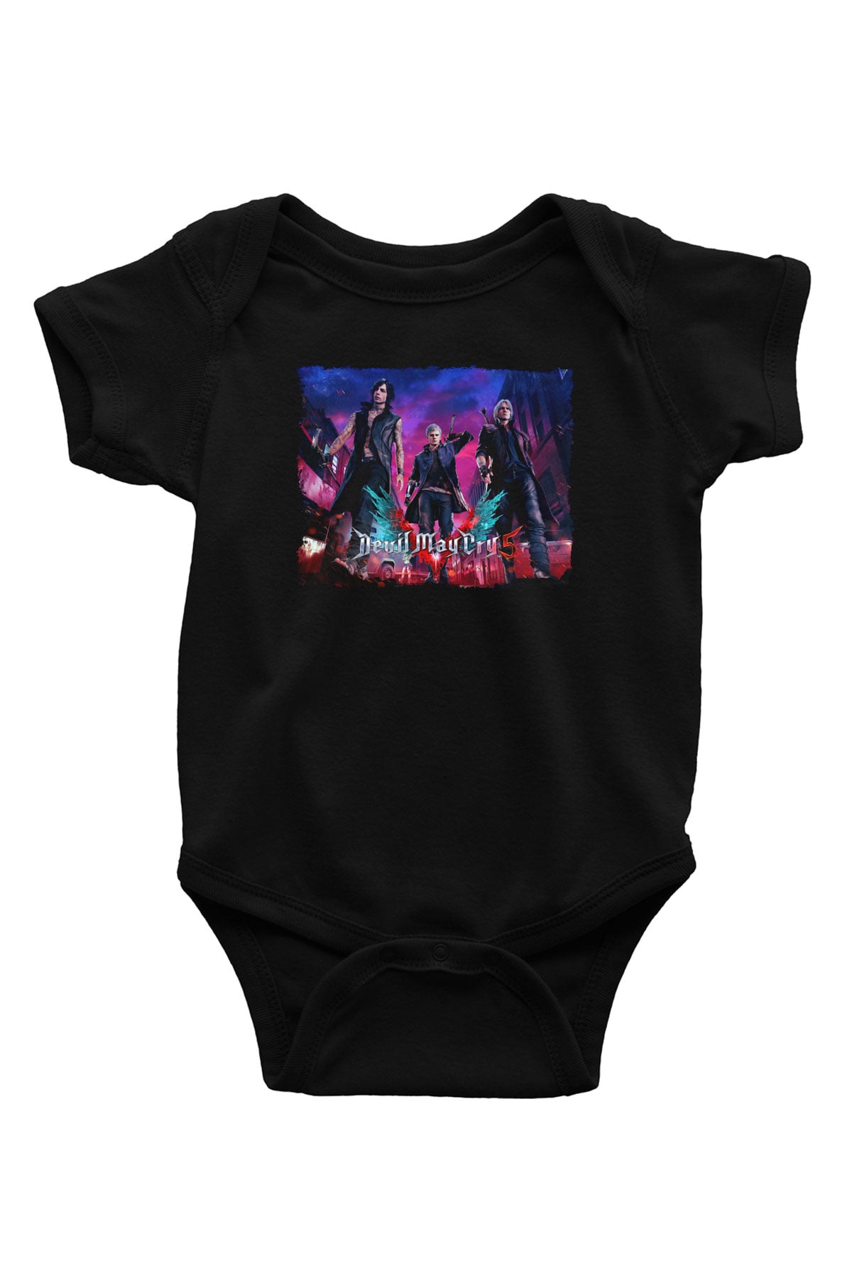 Devil May Cry Siyah Bebek Body - Zıbın