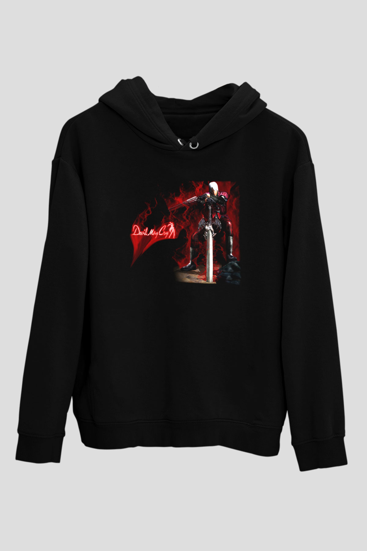 Devil May Cry Siyah Unisex Hoodie