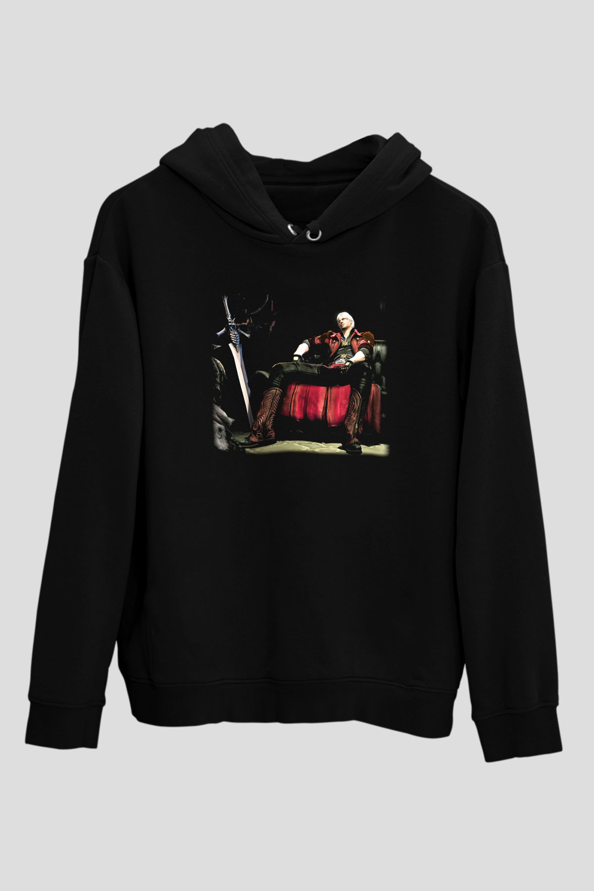 Devil May Cry Siyah Unisex Hoodie