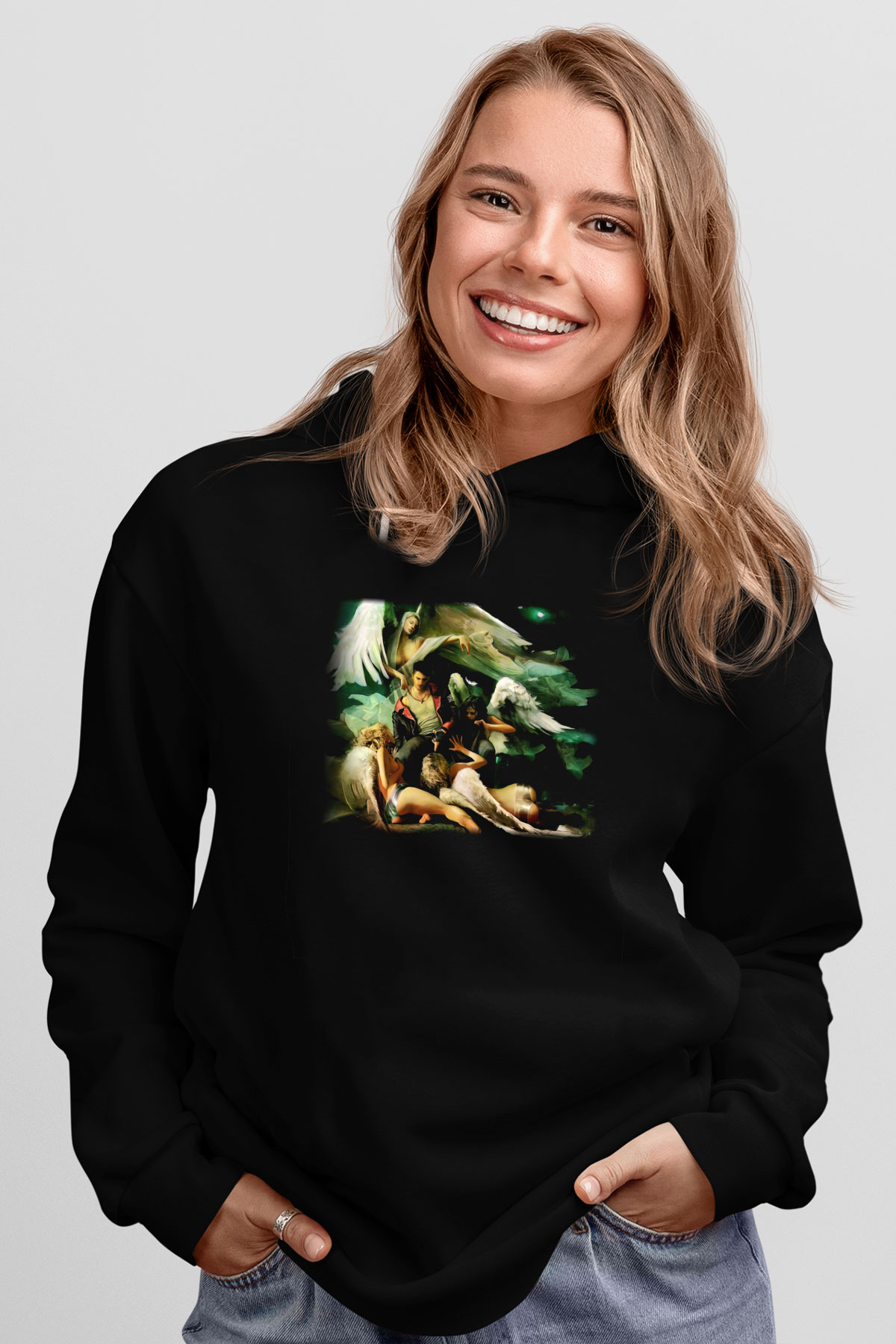 Devil May Cry Siyah Unisex Hoodie