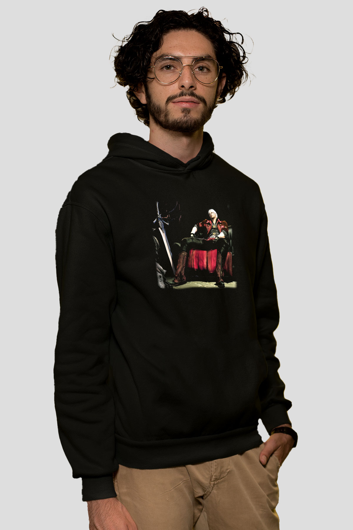 Devil May Cry Siyah Unisex Hoodie