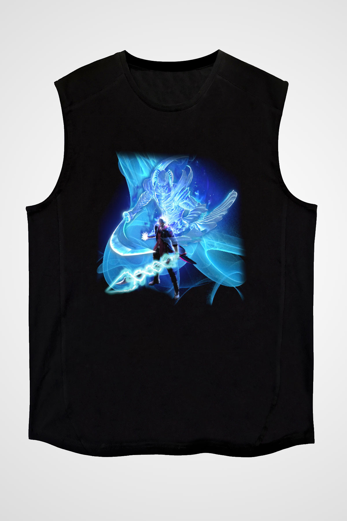 Devil May Cry Siyah Unisex Kolsuz Tişört