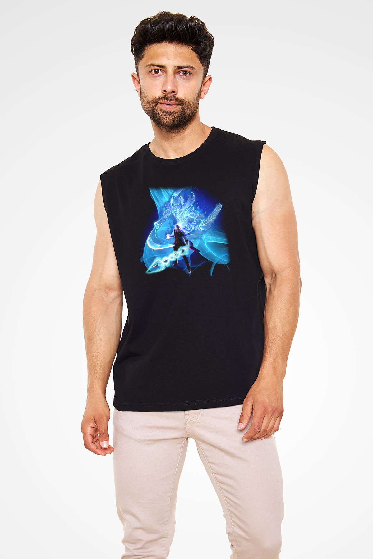 Devil May Cry Siyah Unisex Kolsuz Tişört