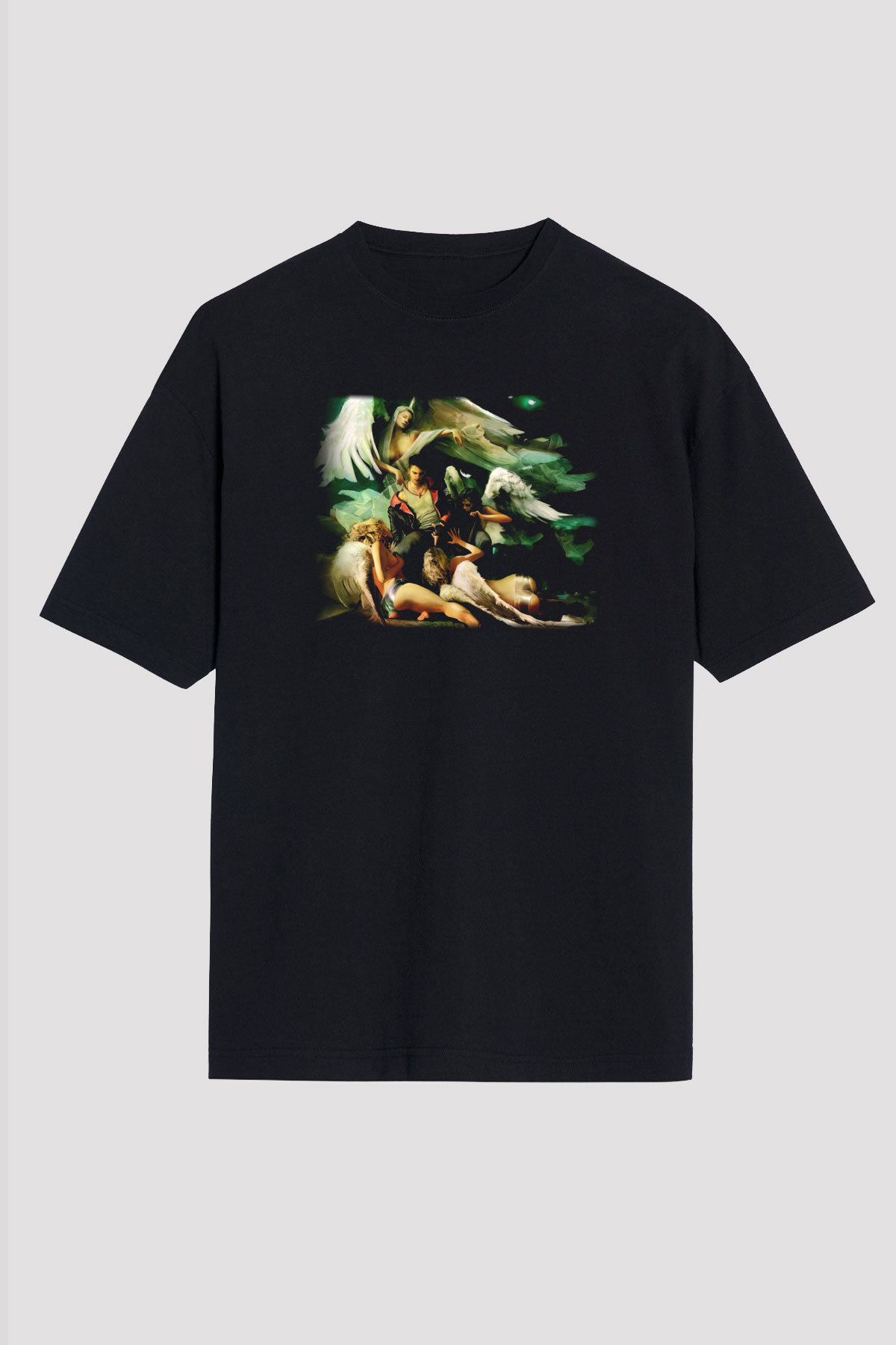 Devil May Cry Siyah Unisex Oversize Tişört T-Shirt