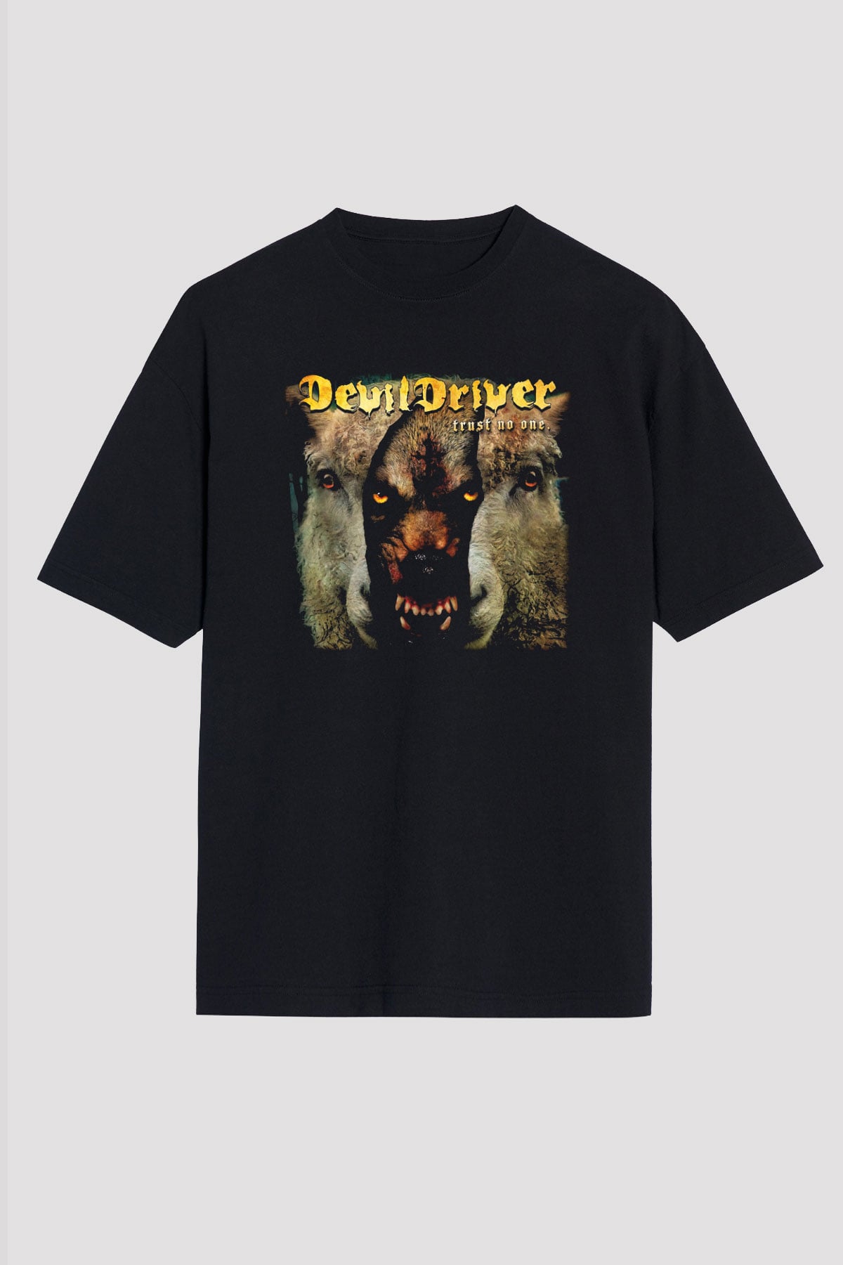 DevilDriver Siyah Unisex Oversize Tişört T-Shirt